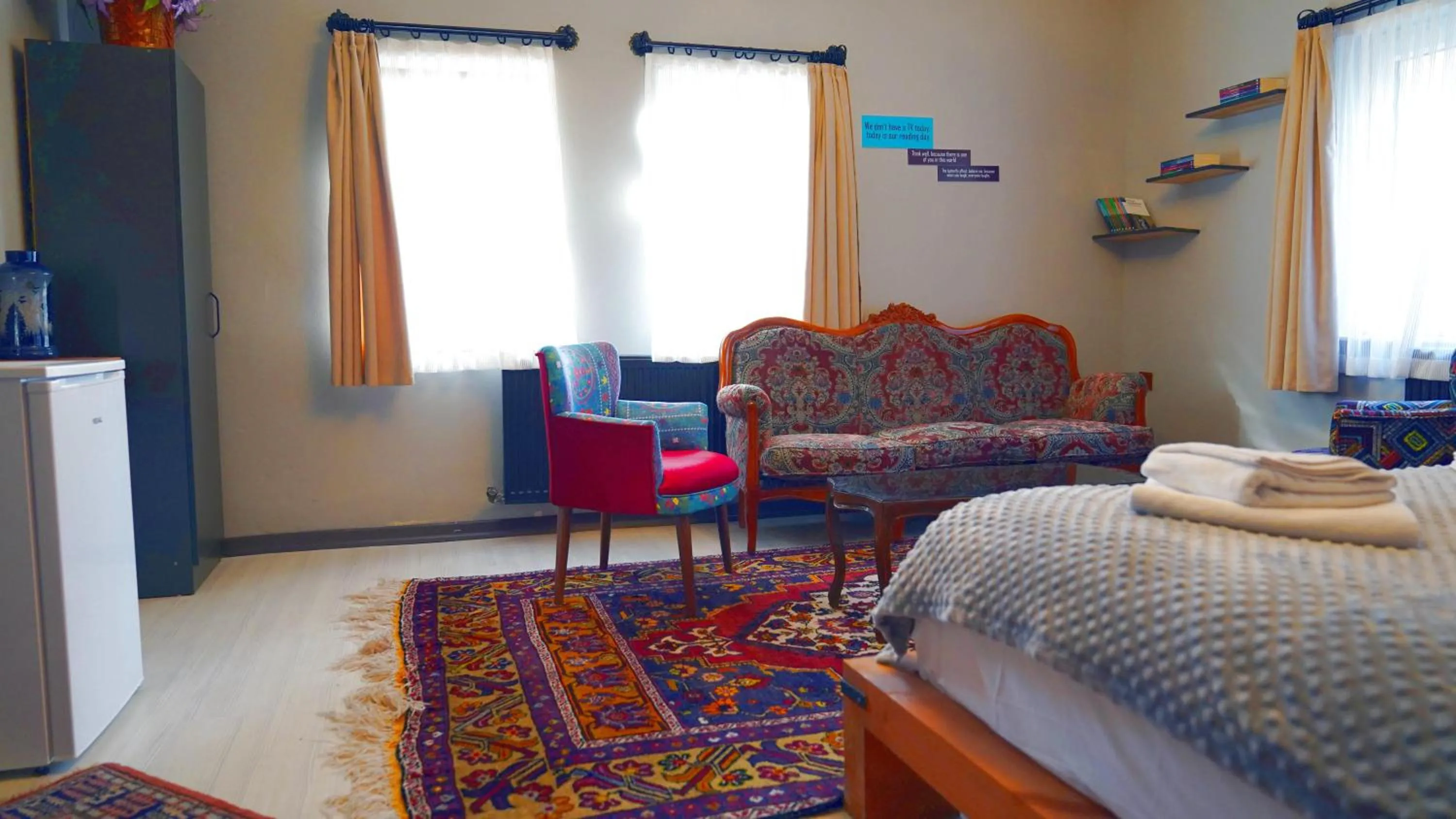 Bed in Alpha Stone House