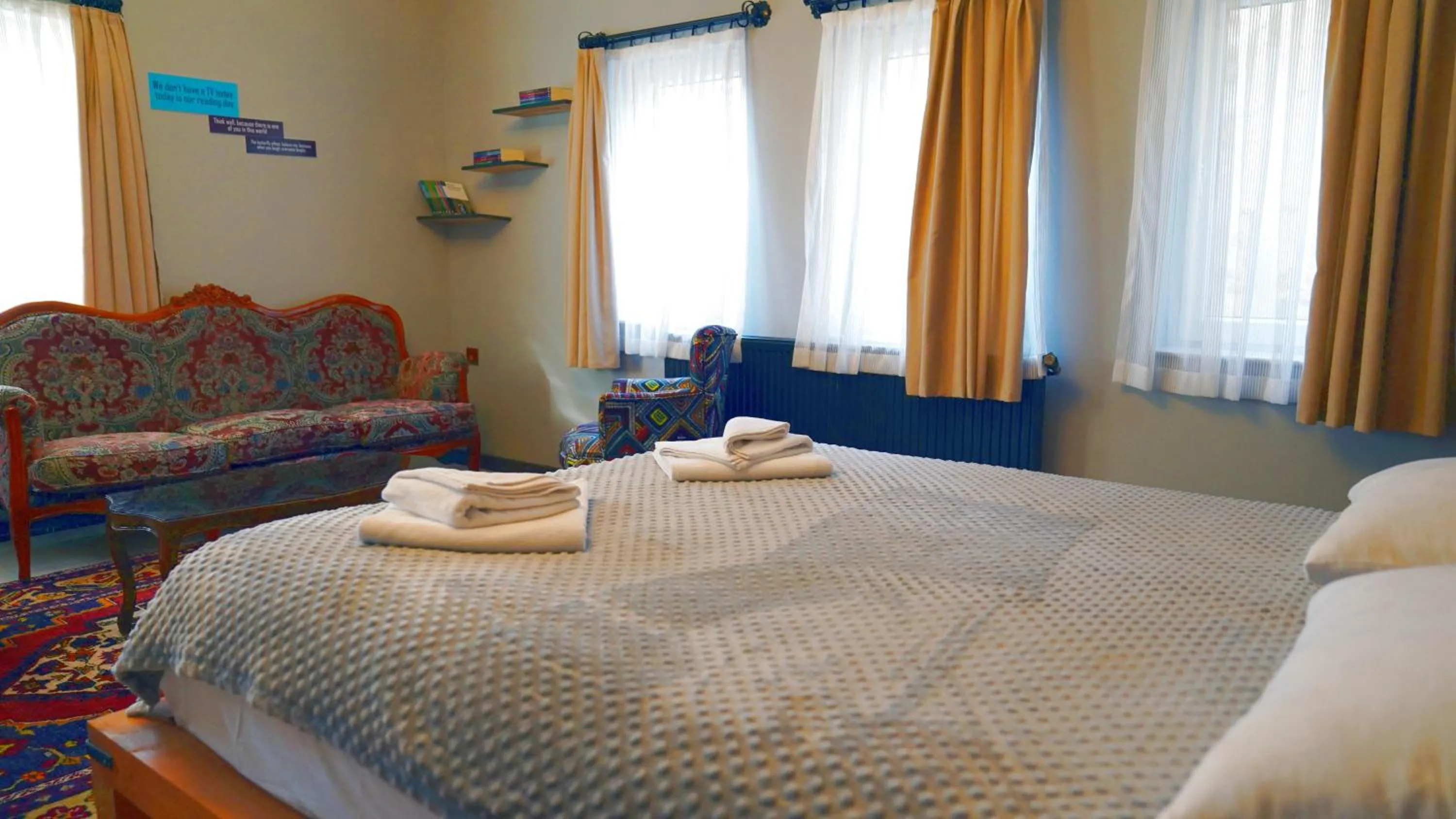 Bed in Alpha Stone House