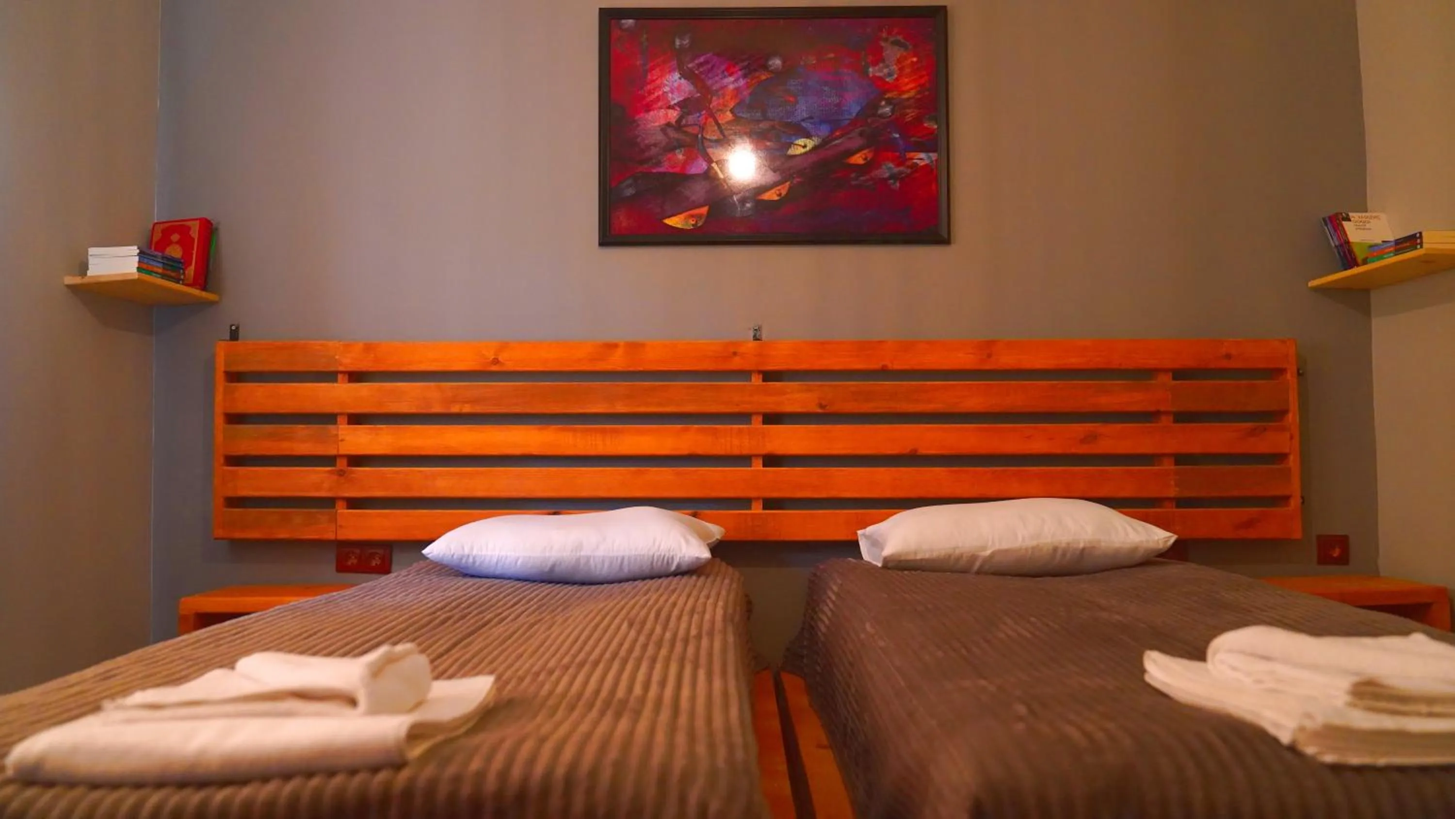 Bed in Alpha Stone House