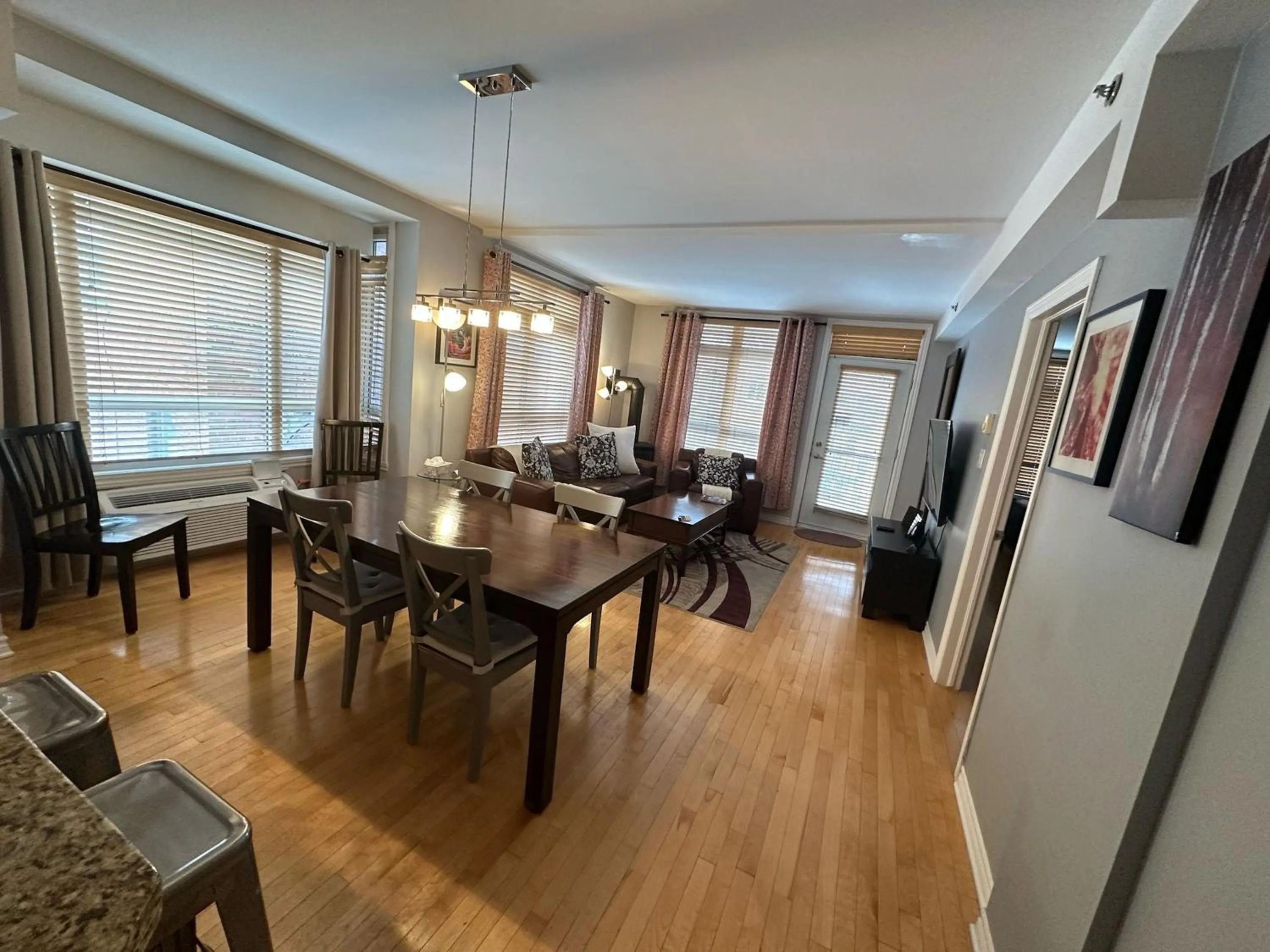 Living room in ApartHotelMontreal by Les Terrasses Saint Urbain 2225I2