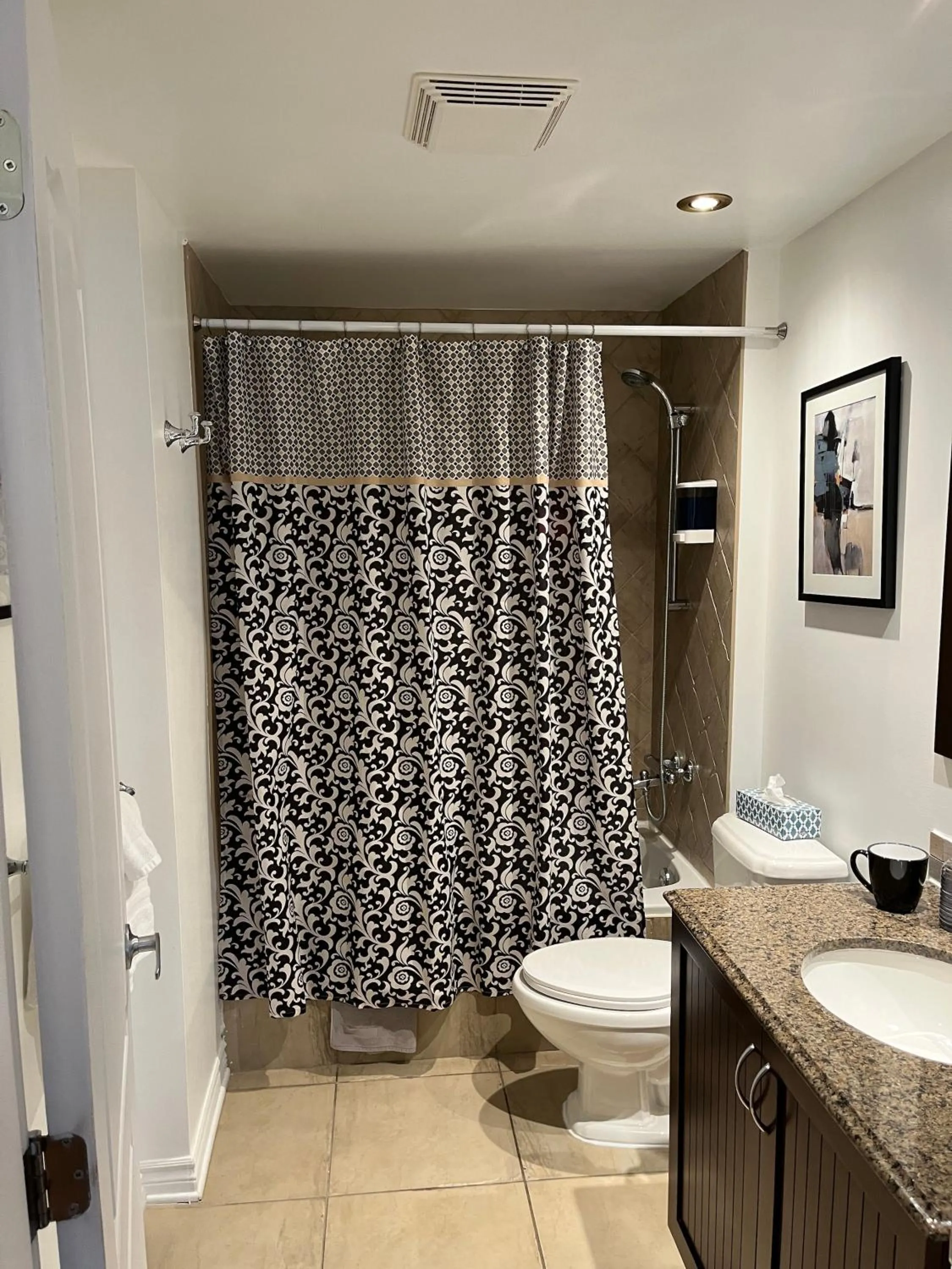 Bathroom in ApartHotelMontreal by Les Terrasses Saint Urbain 2225I2