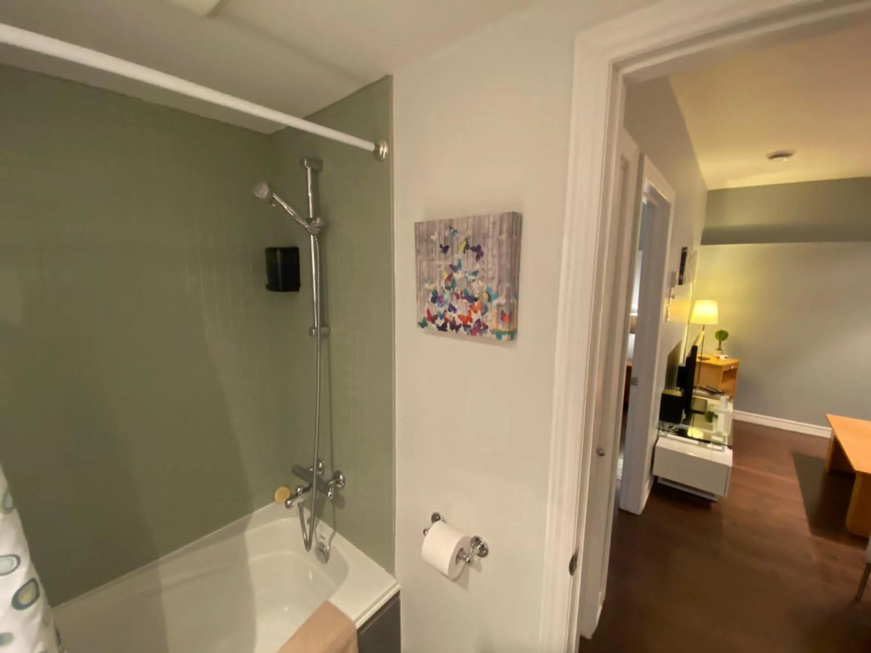 Bathroom in ApartHotelMontreal by Les Terrasses Saint Urbain 2225I2