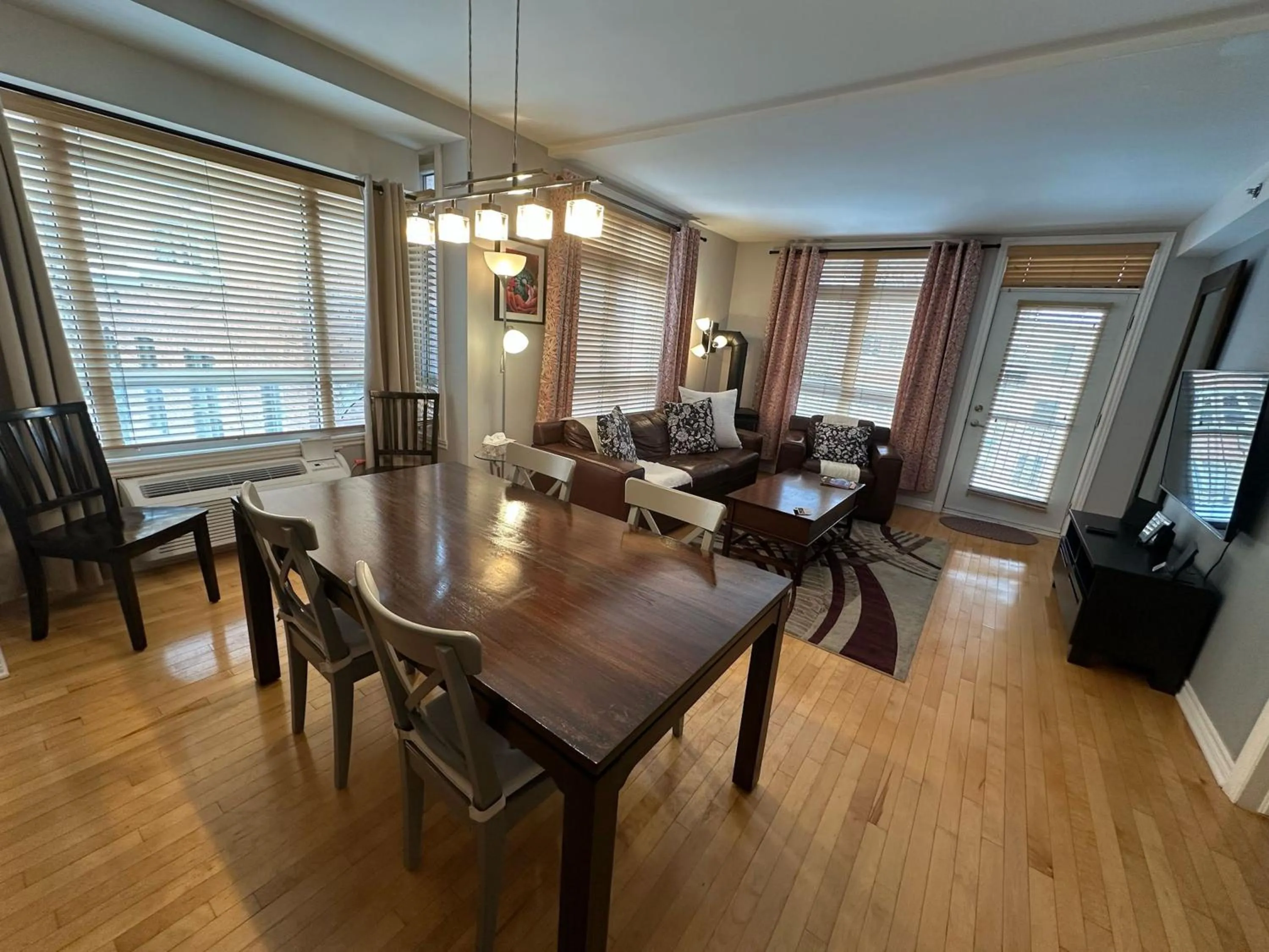 Living room in ApartHotelMontreal by Les Terrasses Saint Urbain 2225I2