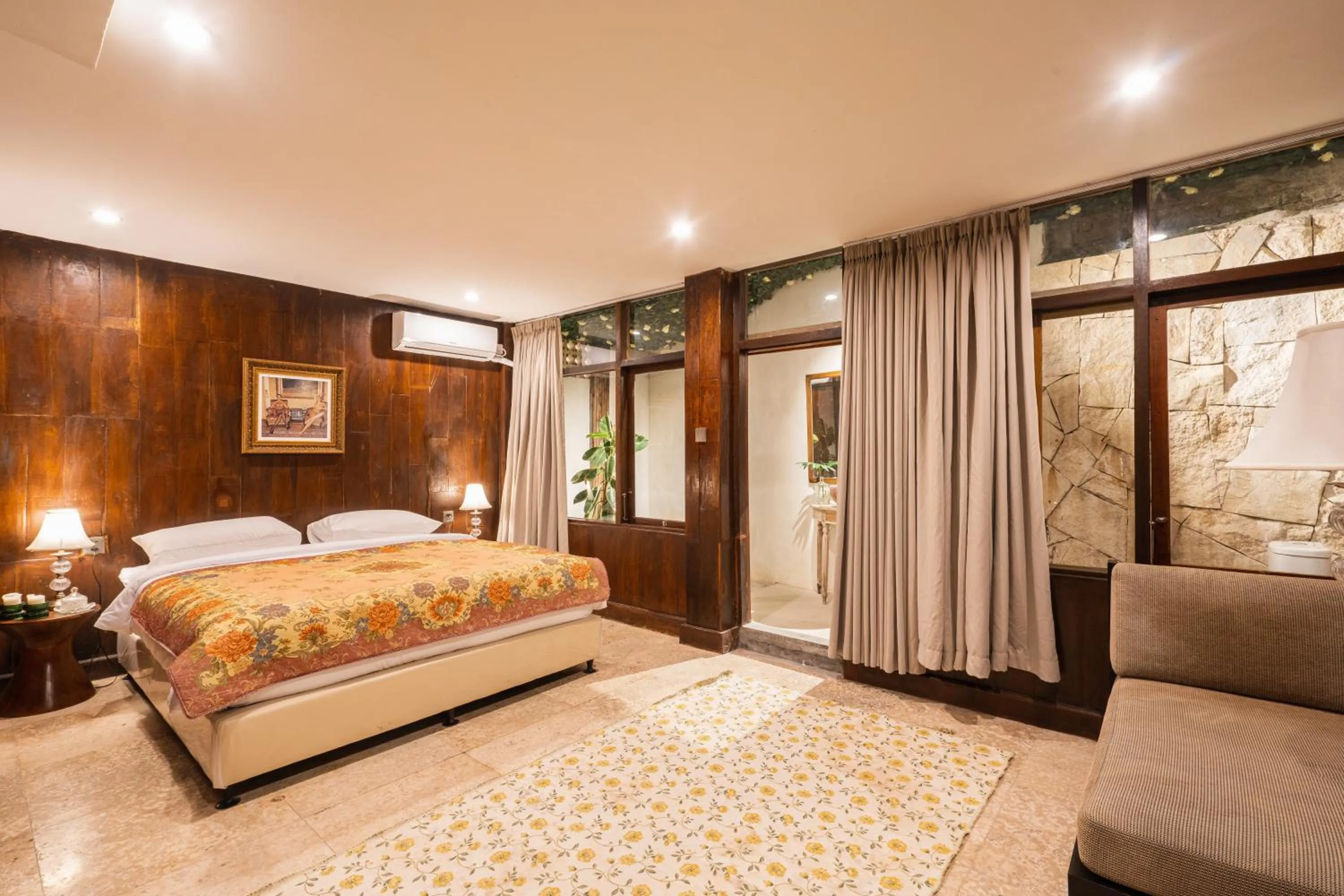 Bed in The Corduroy Hotel