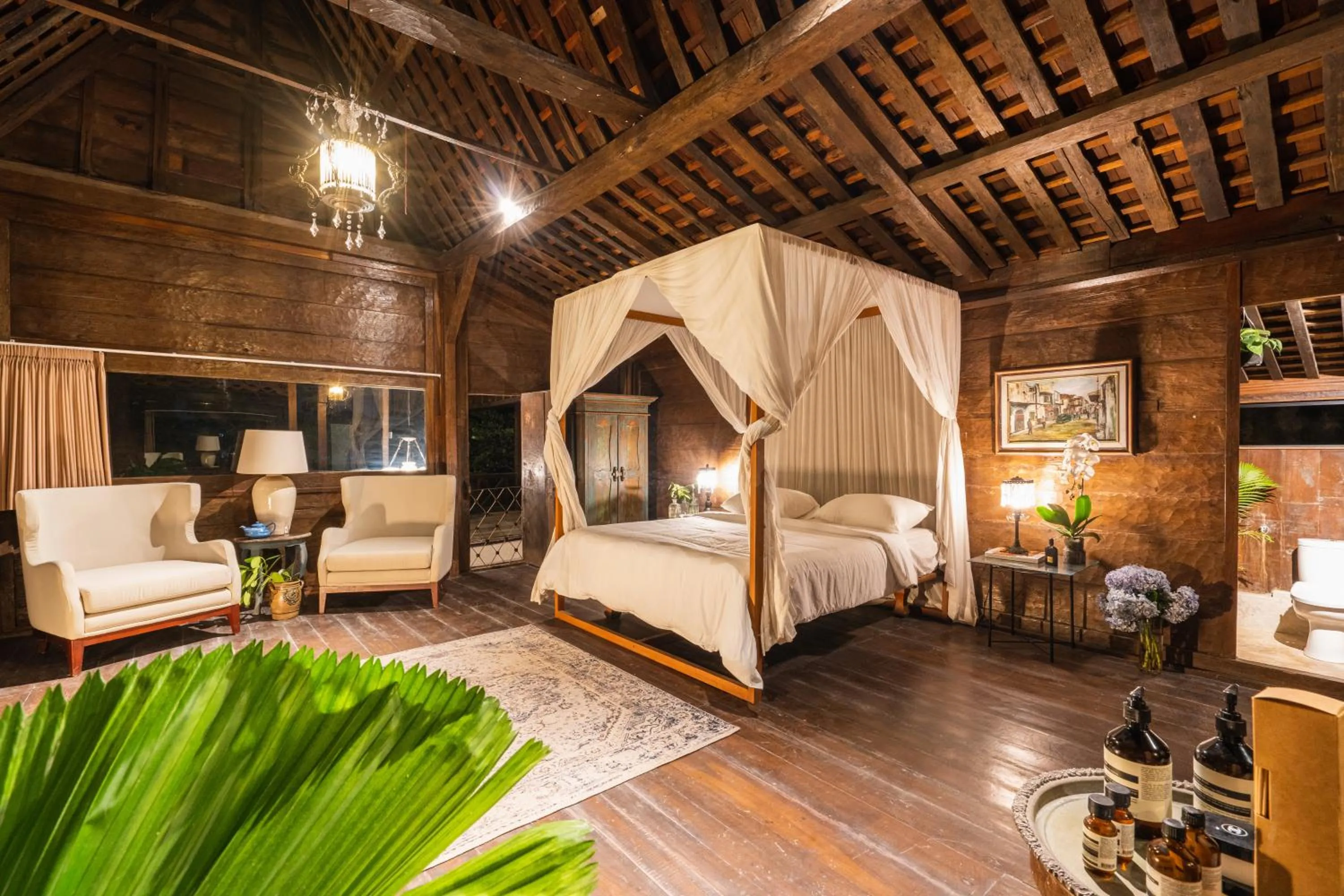 Living room, Bed in The Corduroy Hotel