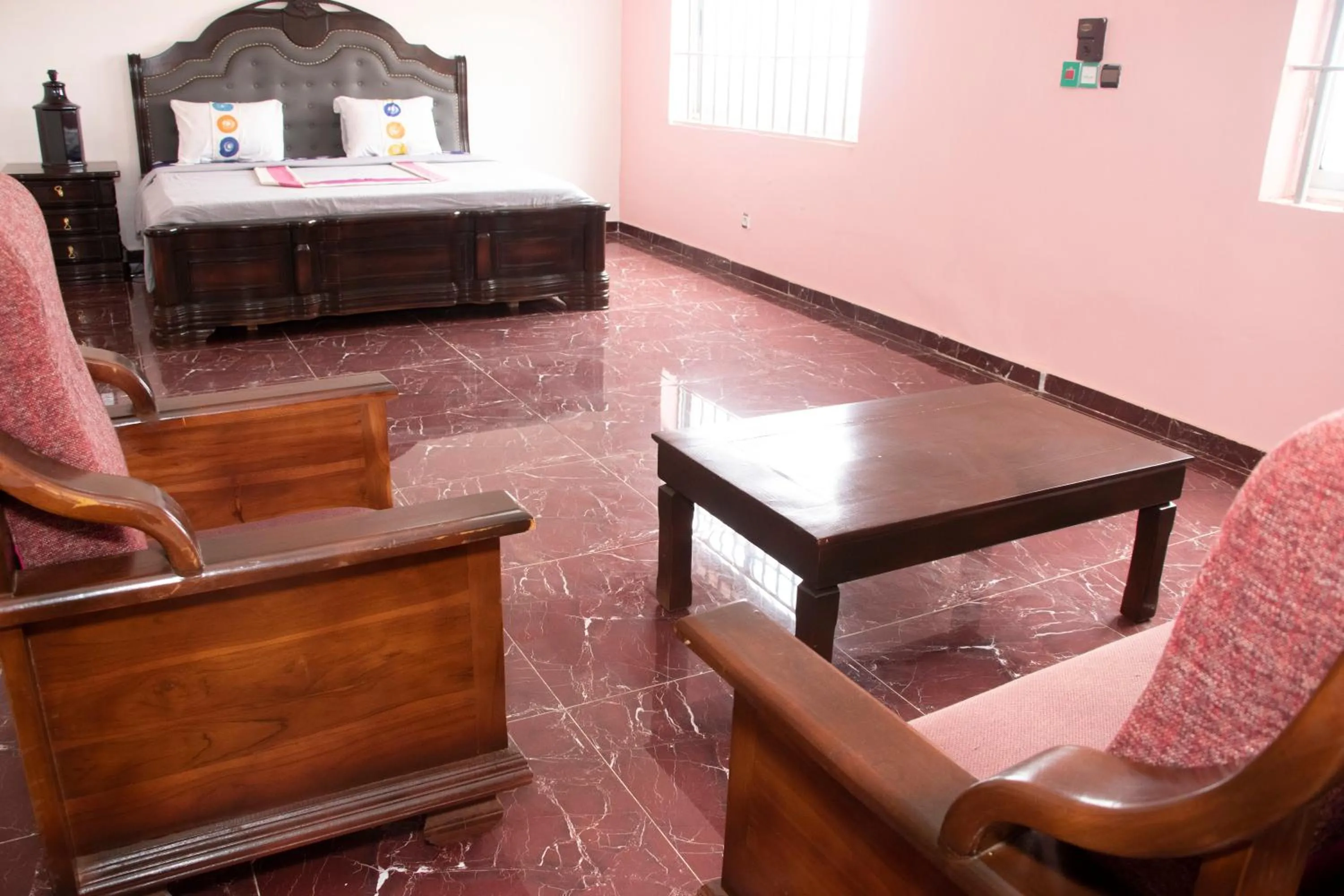 Bed in Alafia Hotel Ketou