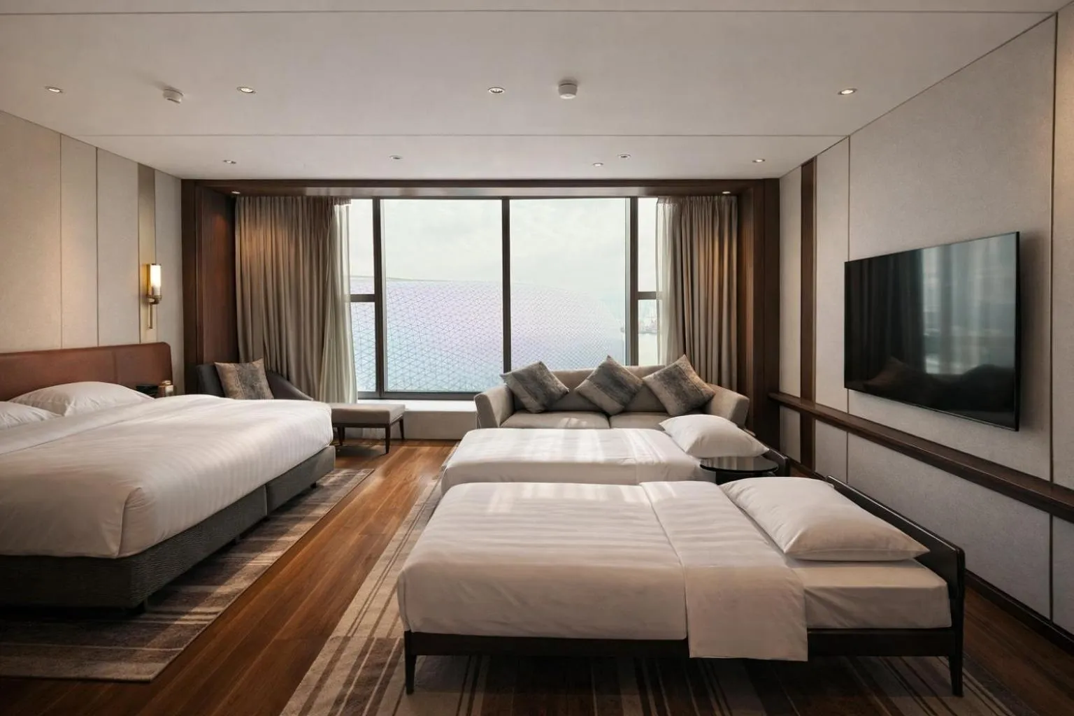 Bed in Dorsett Kai Tak