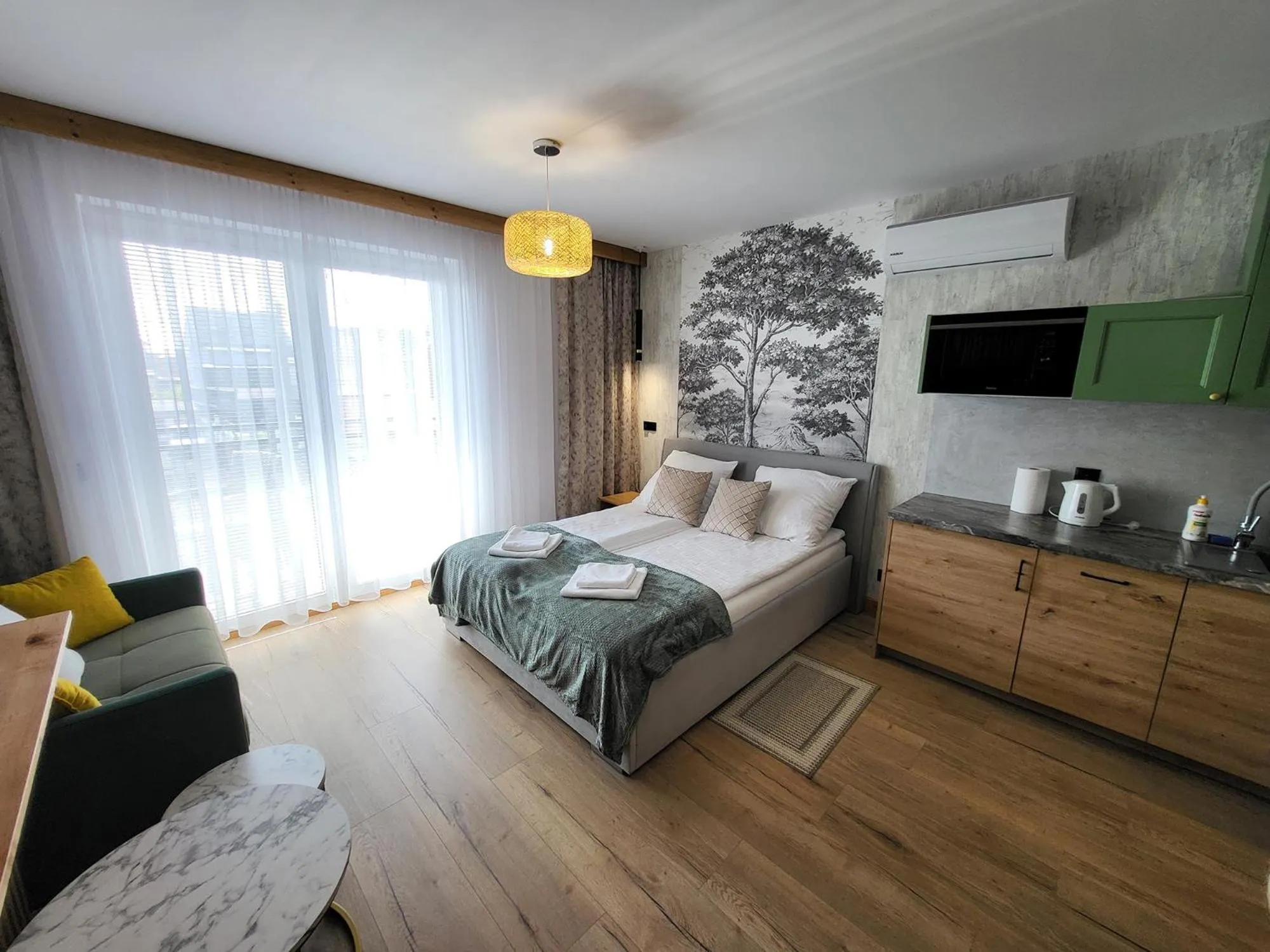 Bed in Zatoka Wypoczynku Apartamenty