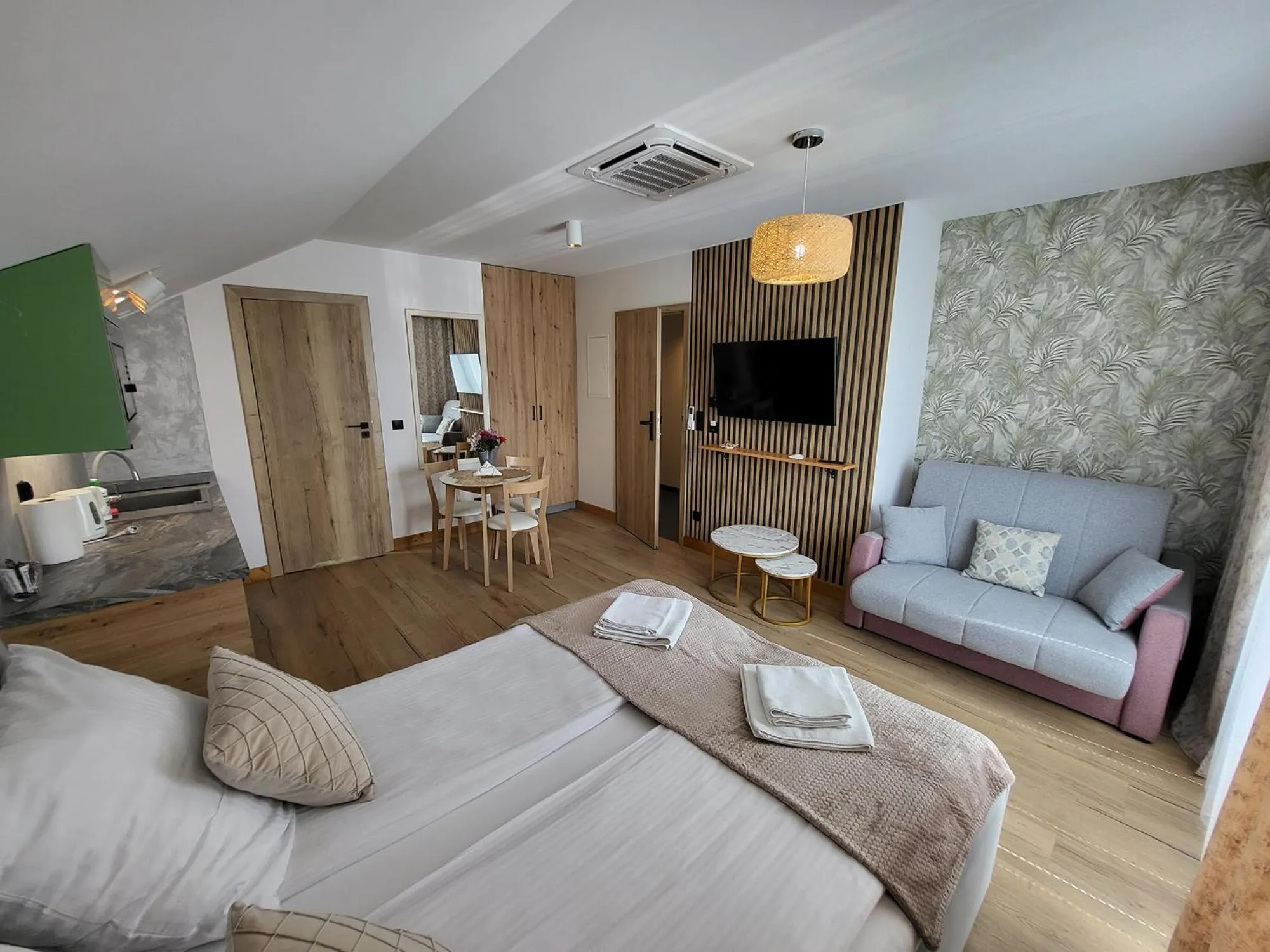 Bed in Zatoka Wypoczynku Apartamenty