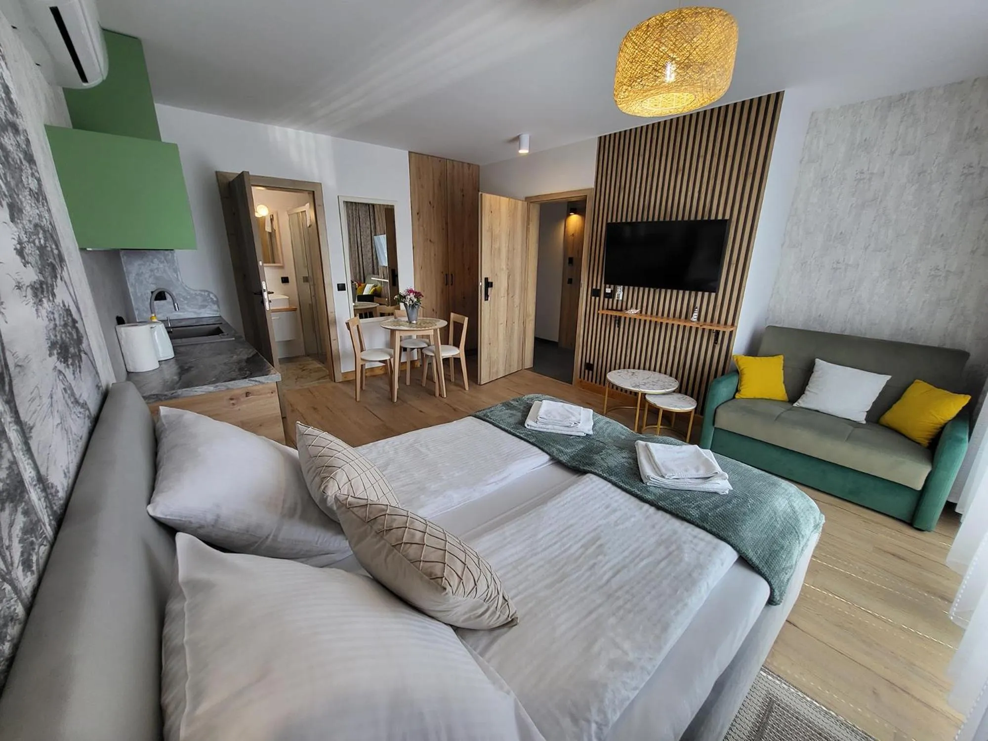 Bed in Zatoka Wypoczynku Apartamenty