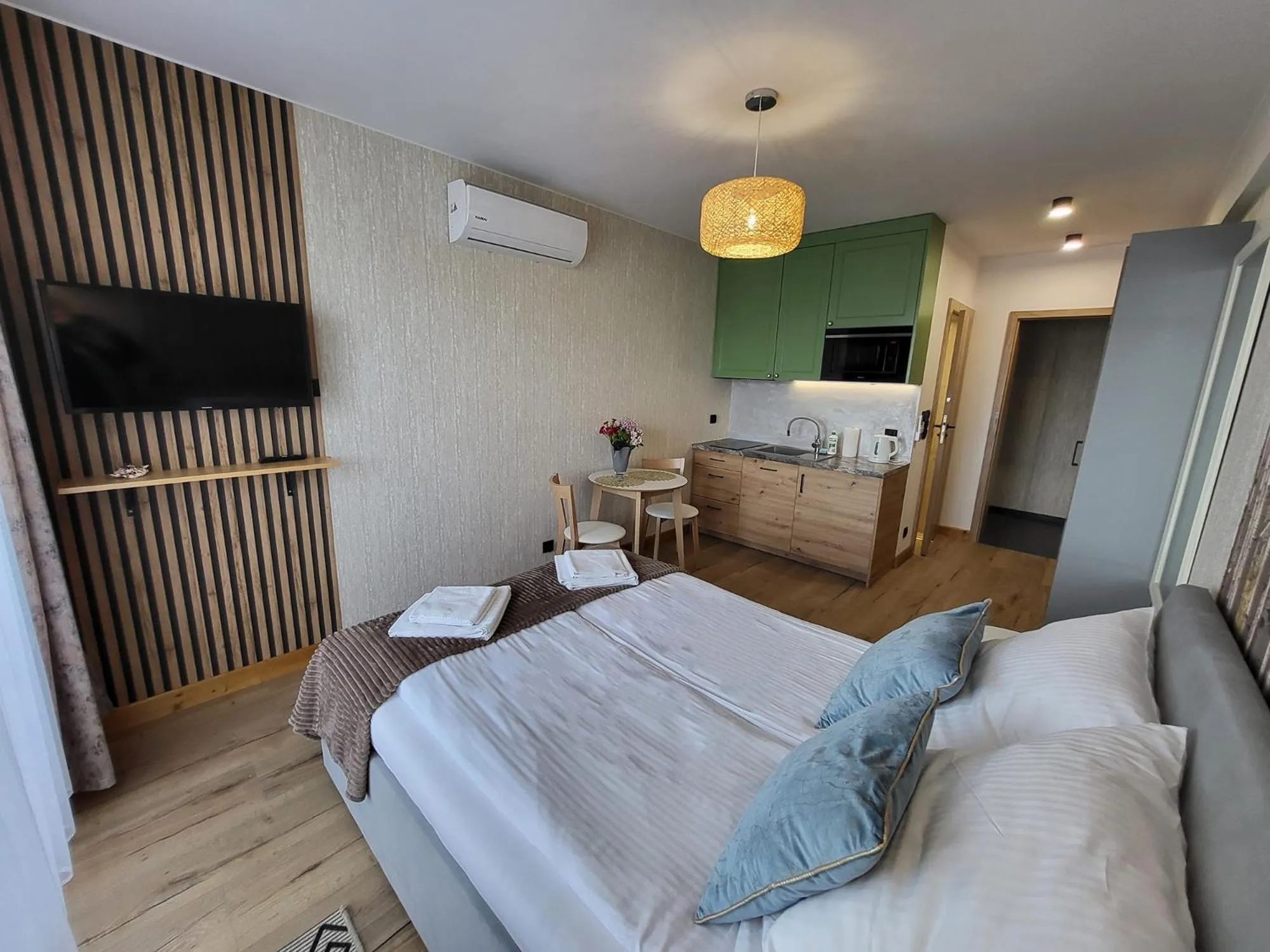 Bed in Zatoka Wypoczynku Apartamenty