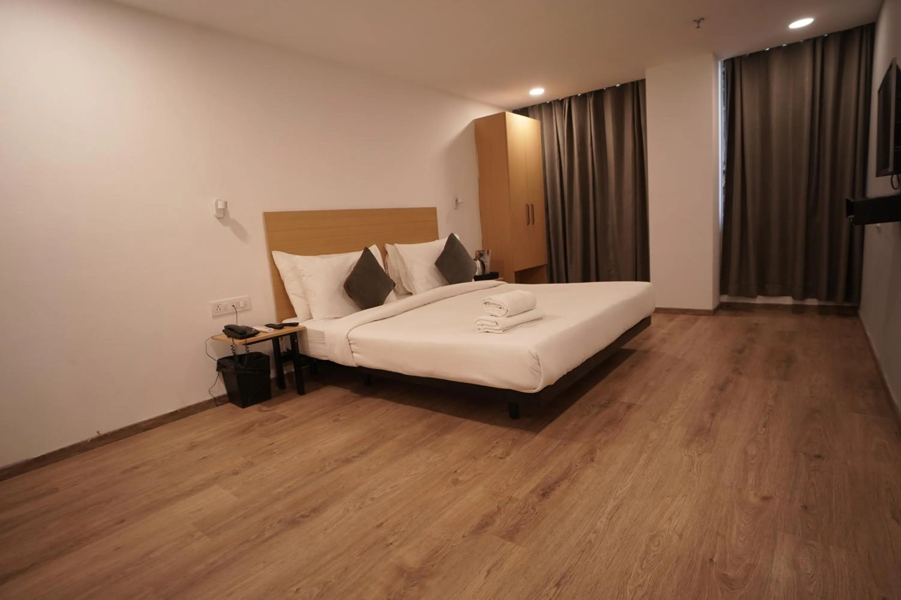 Bed in Hotel Sunflare