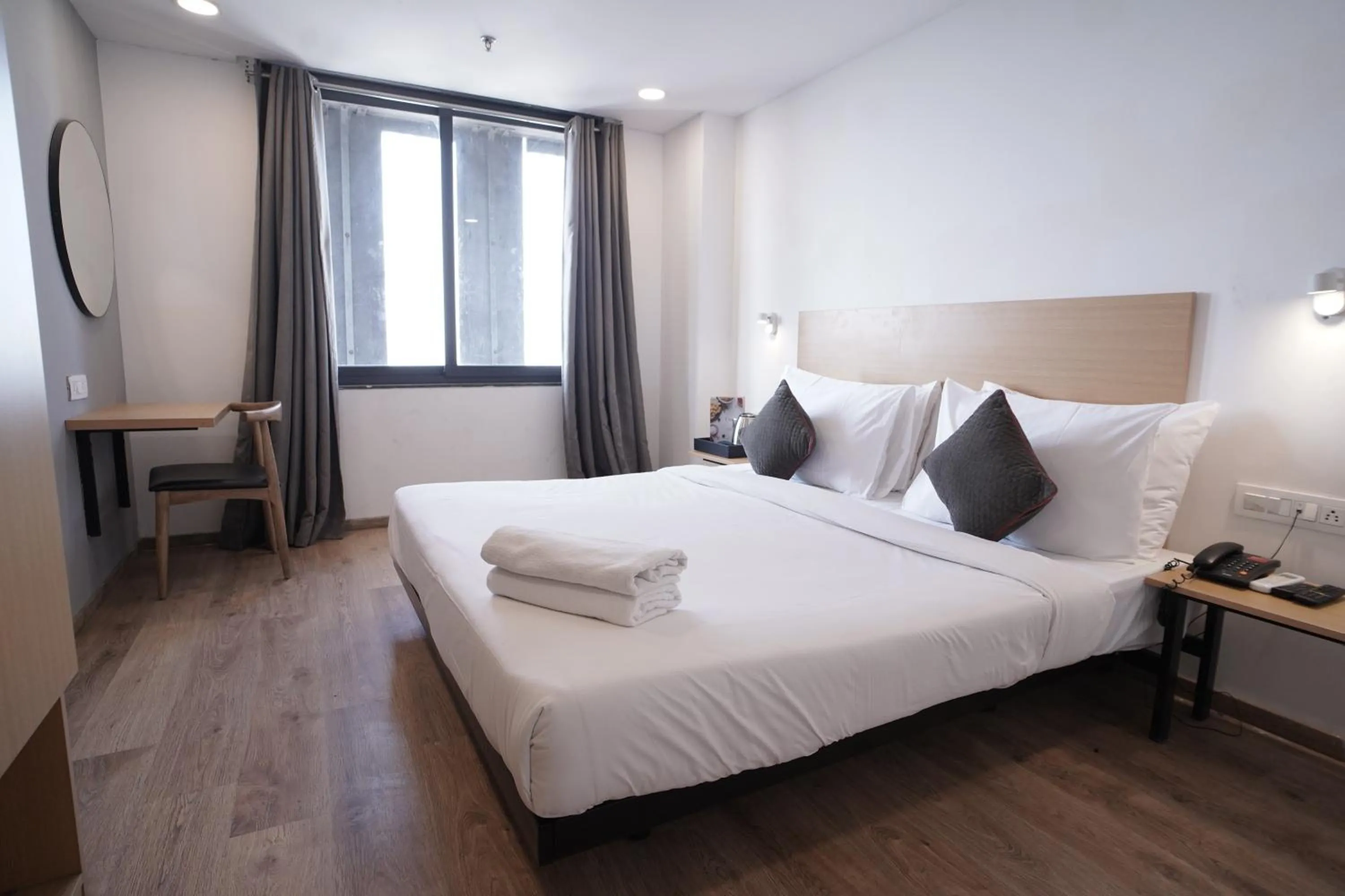 Bed in Hotel Sunflare