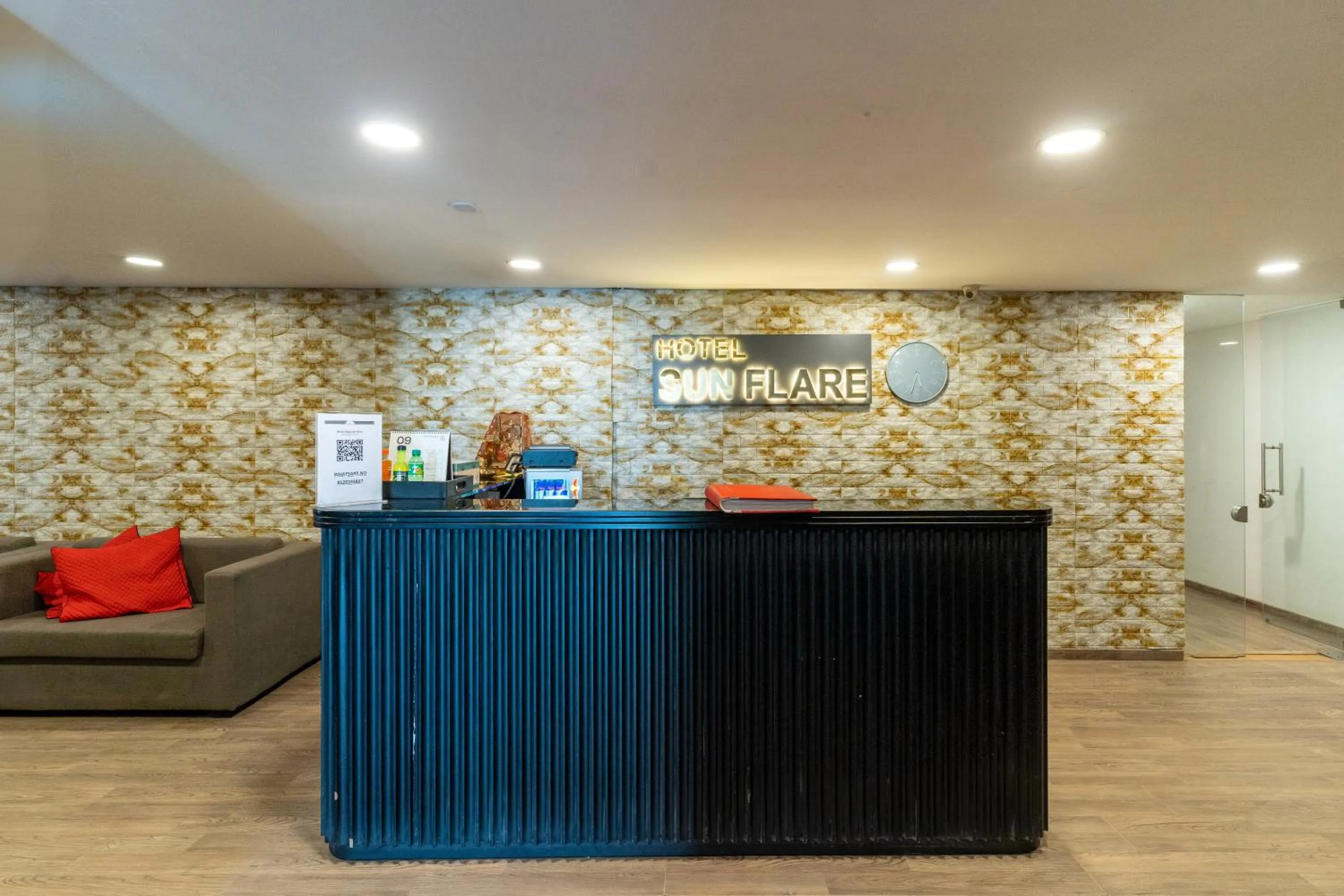 Lobby or reception in Hotel Sunflare