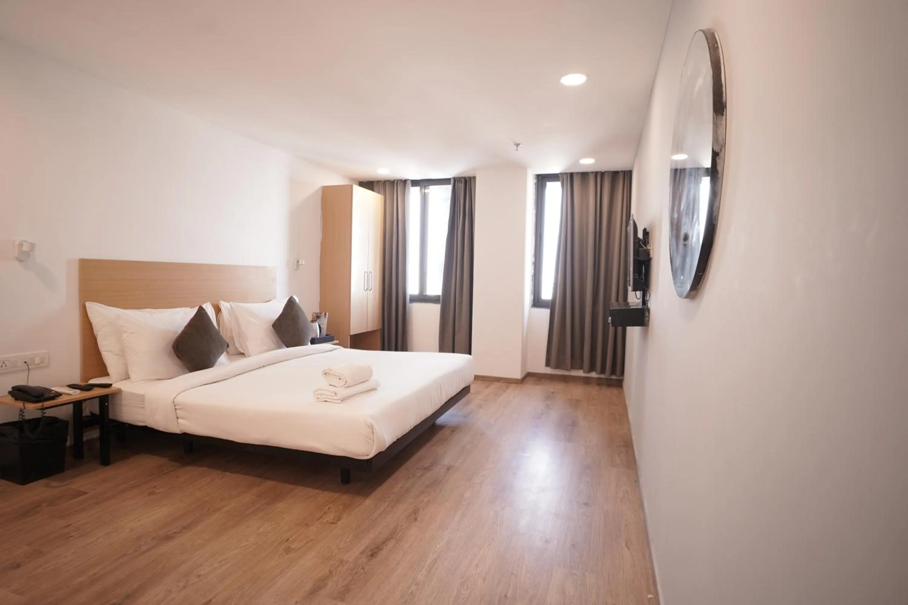 Bed in Hotel Sunflare