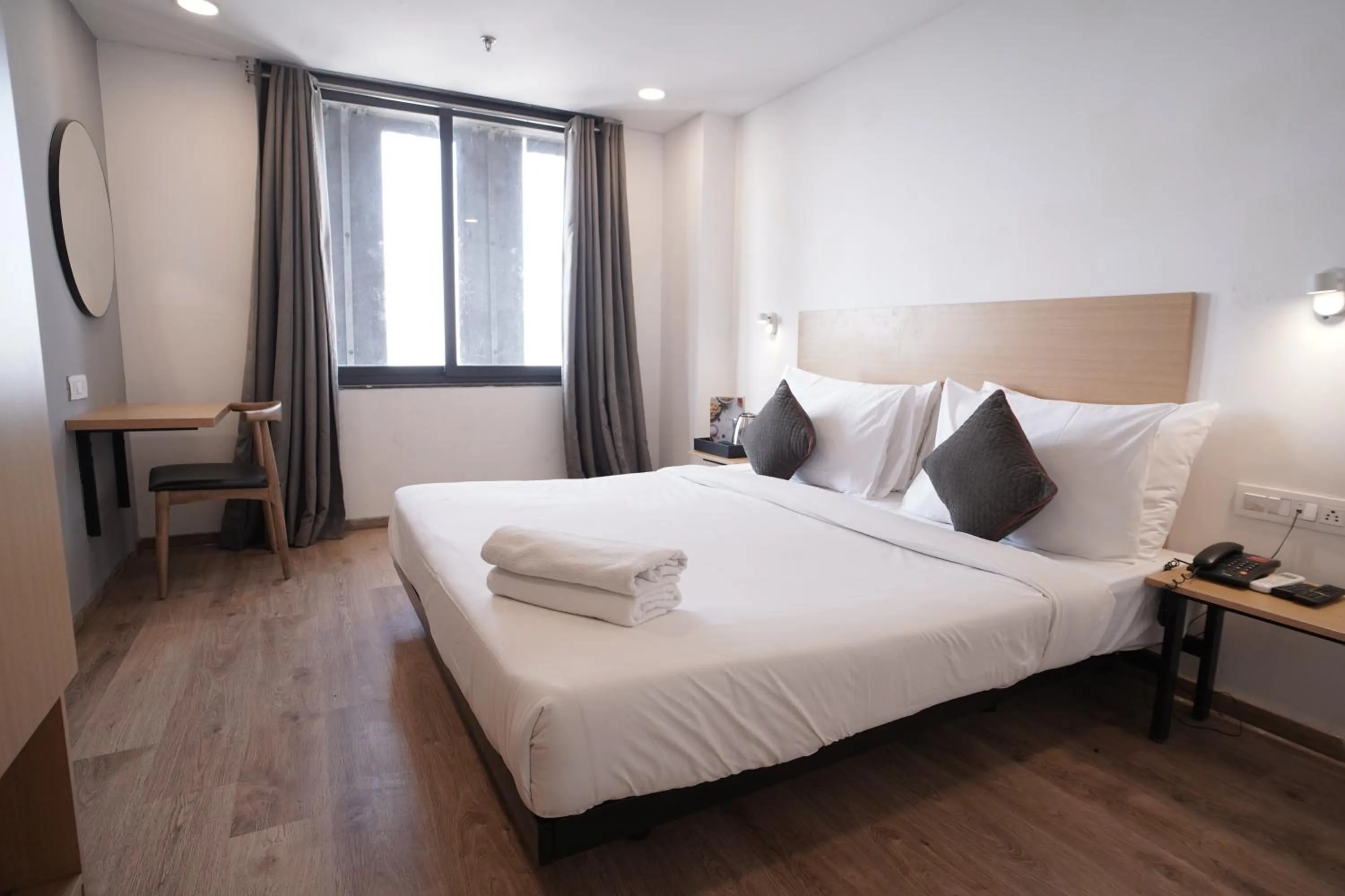 Bed in Hotel Sunflare