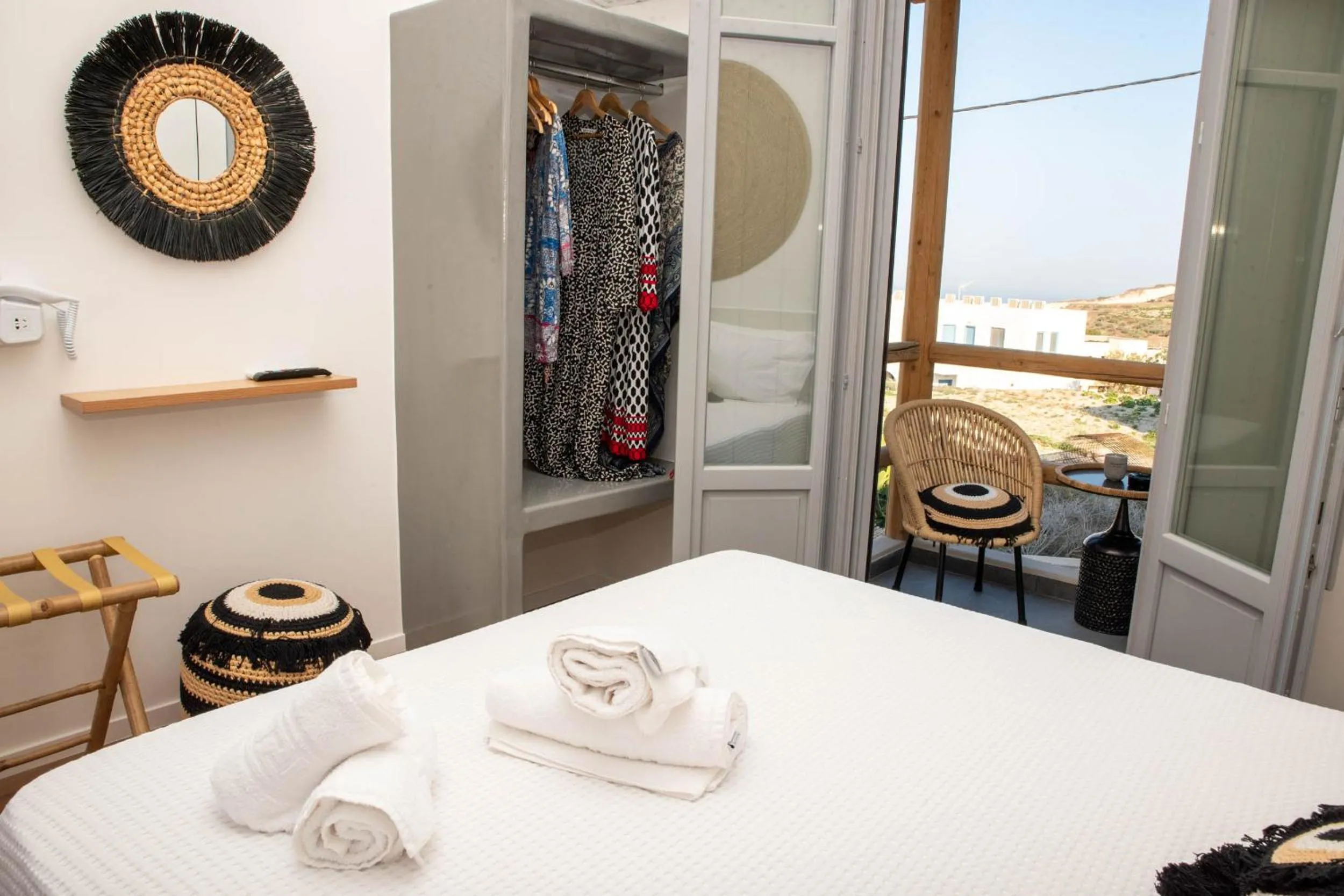 View (from property/room), Bed in Aidani Luxurious Rooms