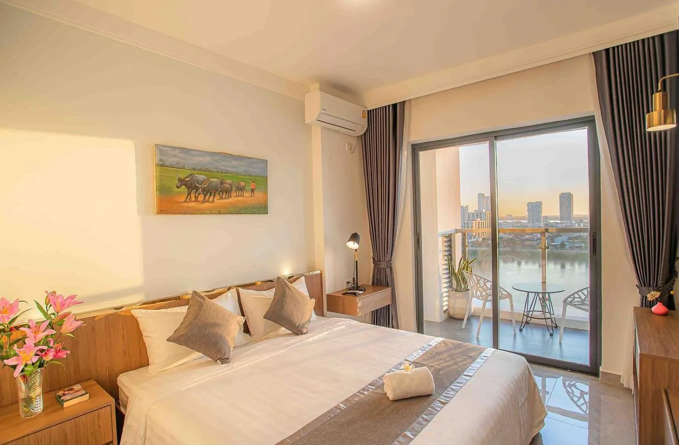 Bed in M9 Kirirom Hotel