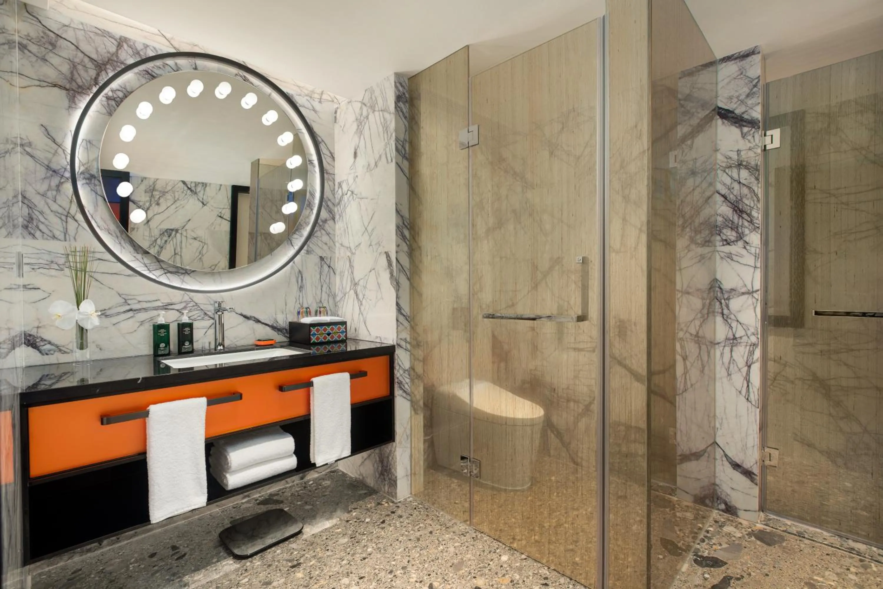 Toilet in Hotel Indigo Guangzhou Haixinsha by IHG