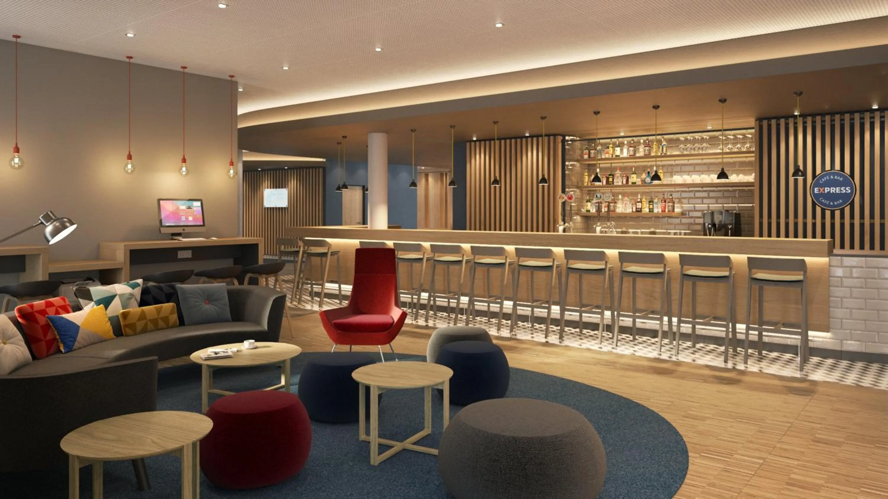 Lounge or bar in Holiday Inn Express Bochum by IHG