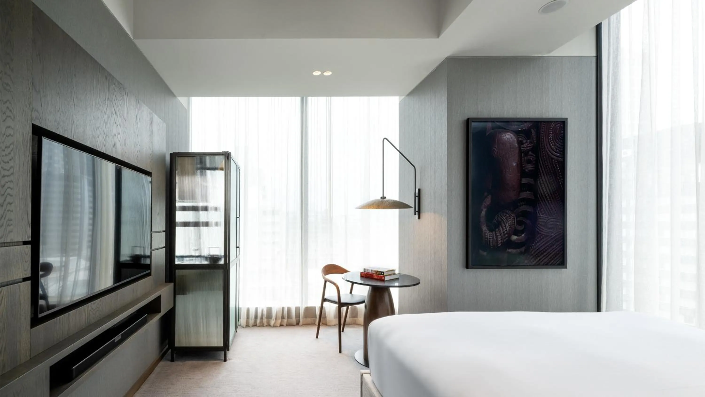 Photo of the whole room, Bed in InterContinental Auckland by IHG