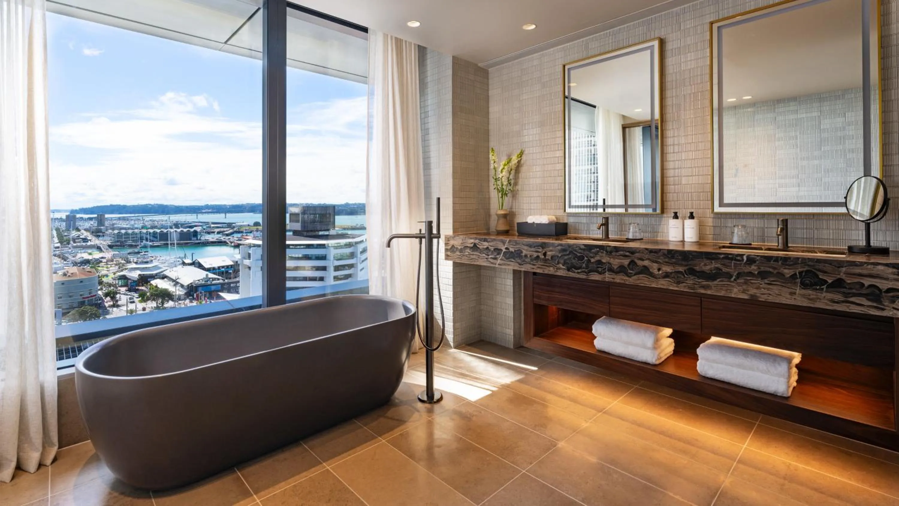 Bathroom in InterContinental Auckland by IHG