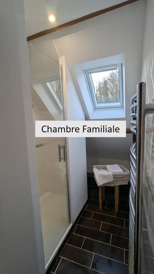 Bathroom in Chambres d'hôtes Villa de Vienne-en-Arthies