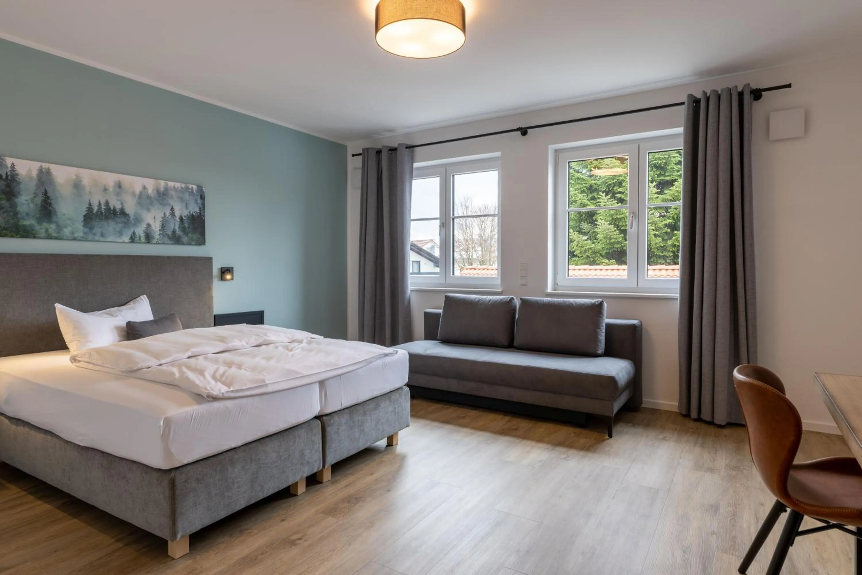 Bed in Hotel Baumann