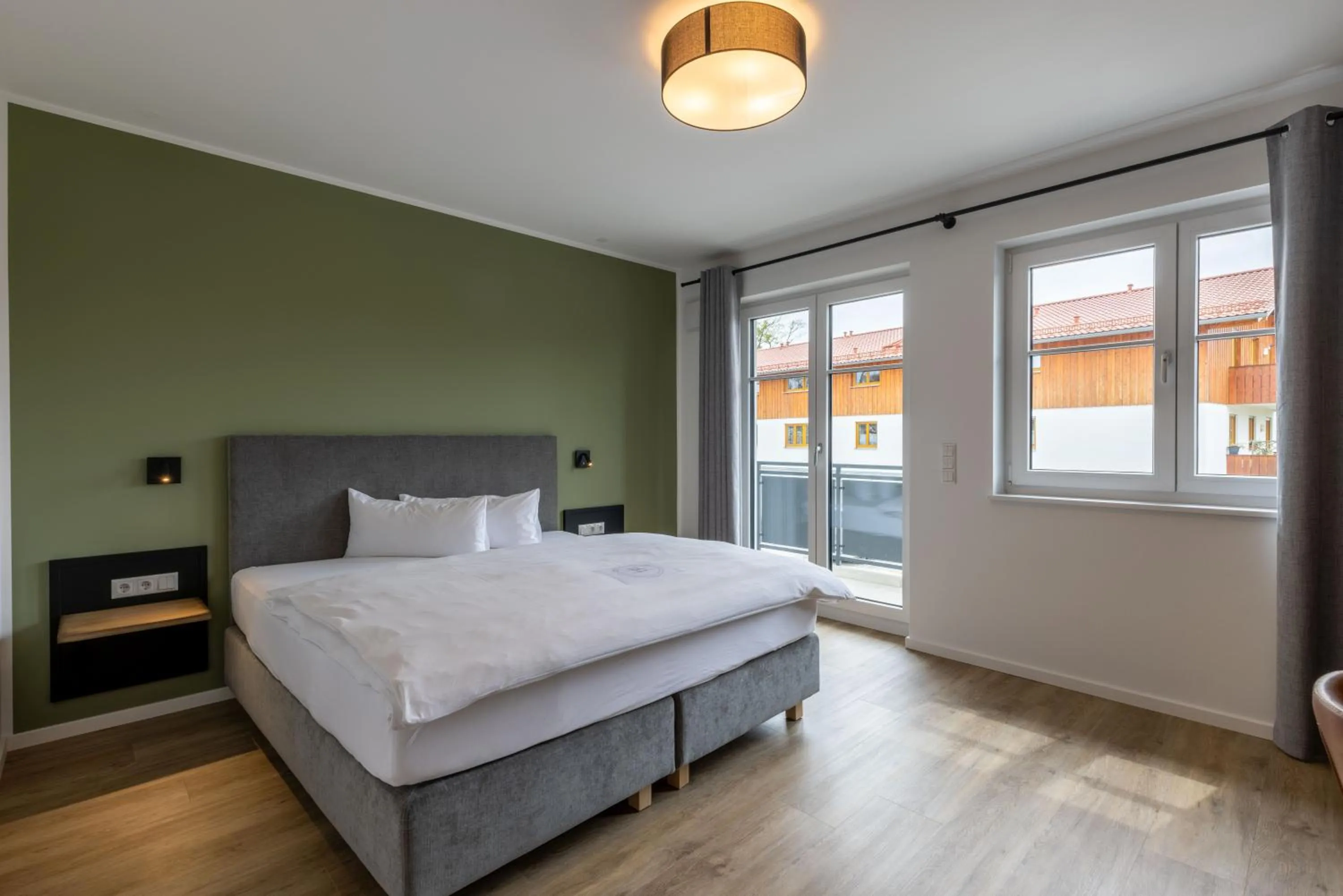 Bed in Hotel Baumann