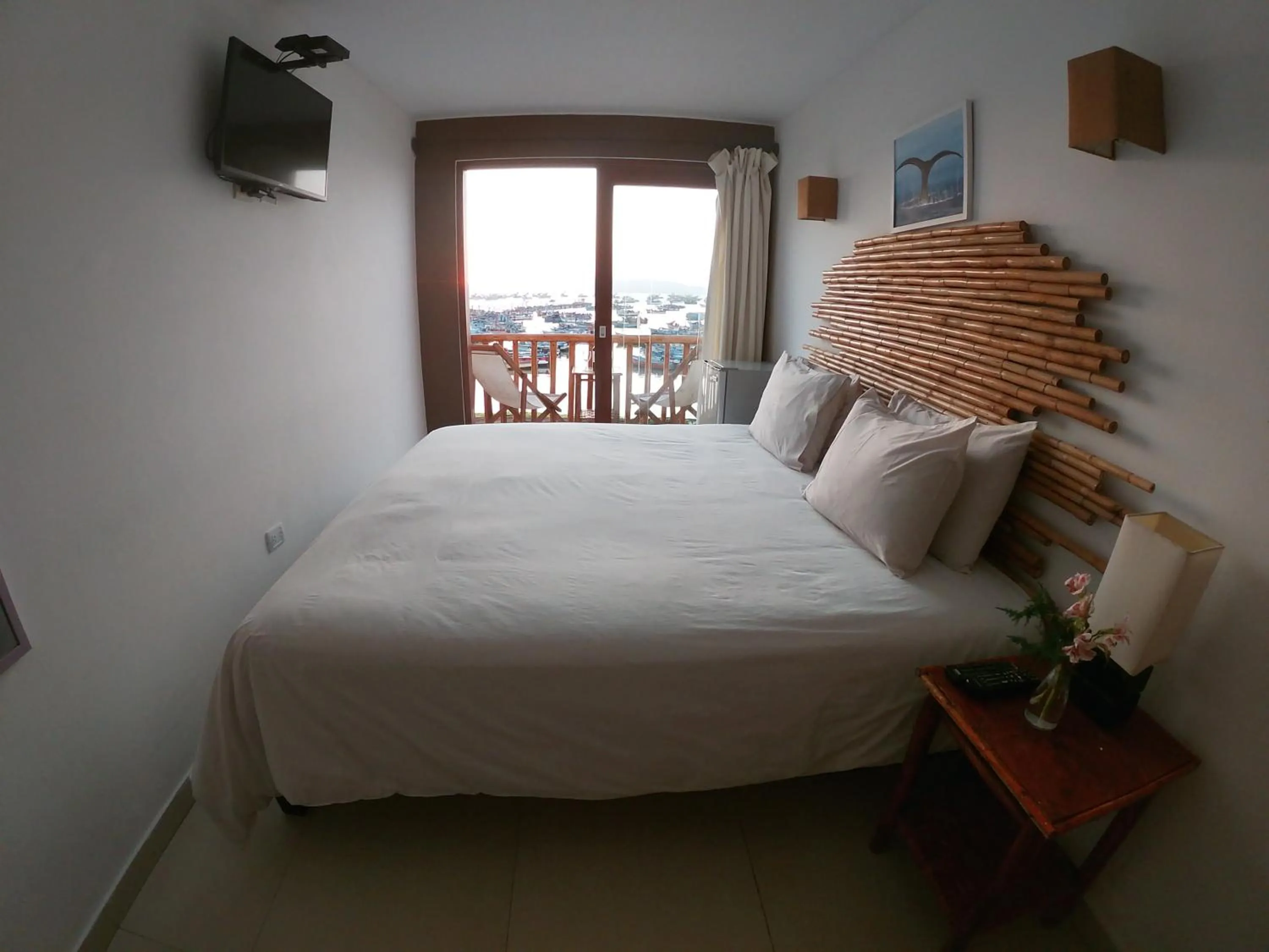 Bed in Bamboo Lodge Paracas