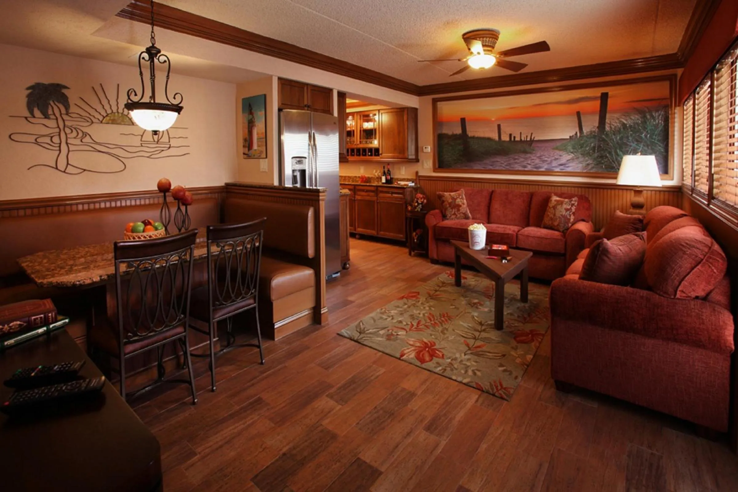 Kitchen or kitchenette in Biscayne Suites