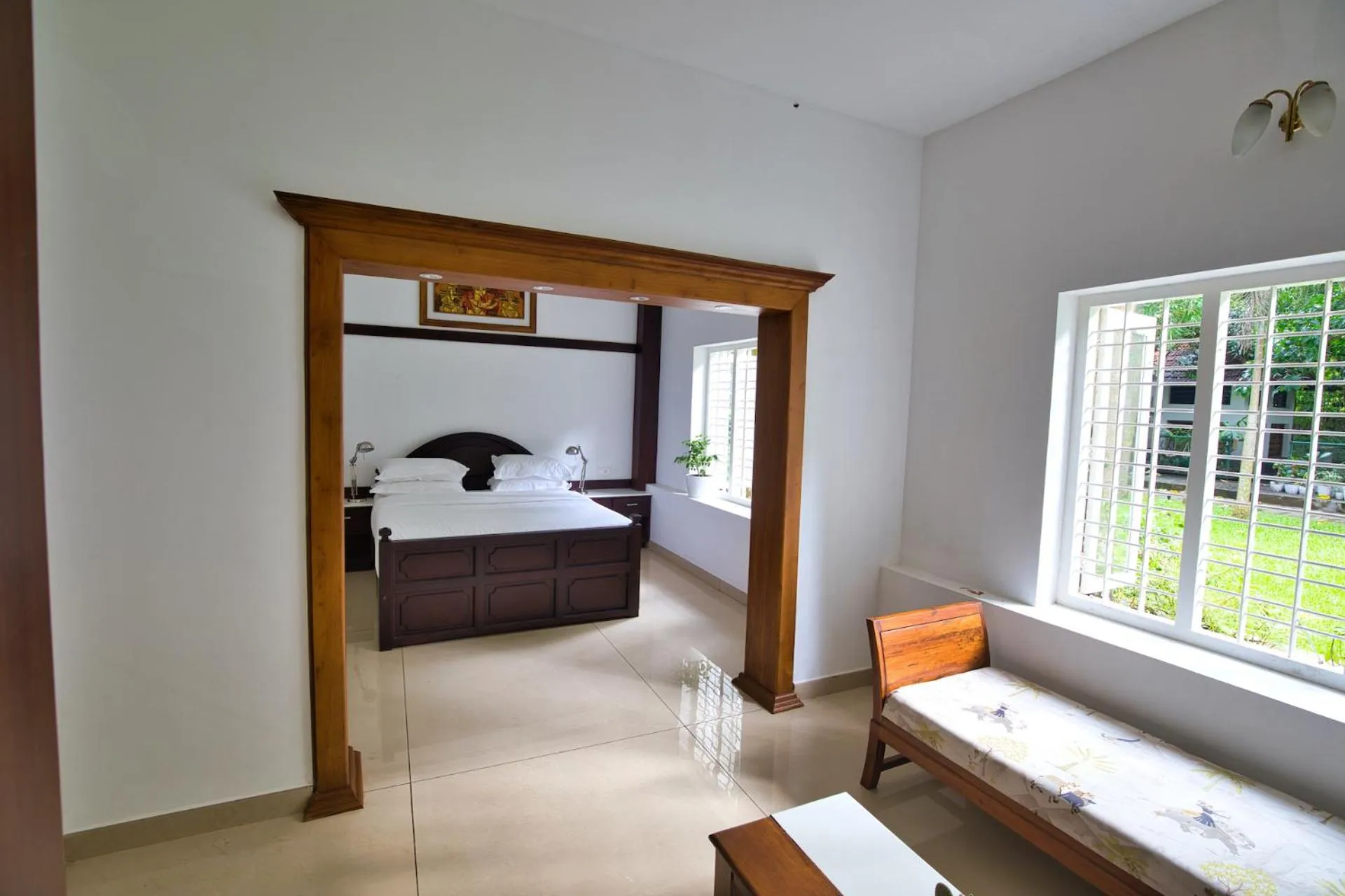 Bedroom in Softouch Ayurveda Village Kerala