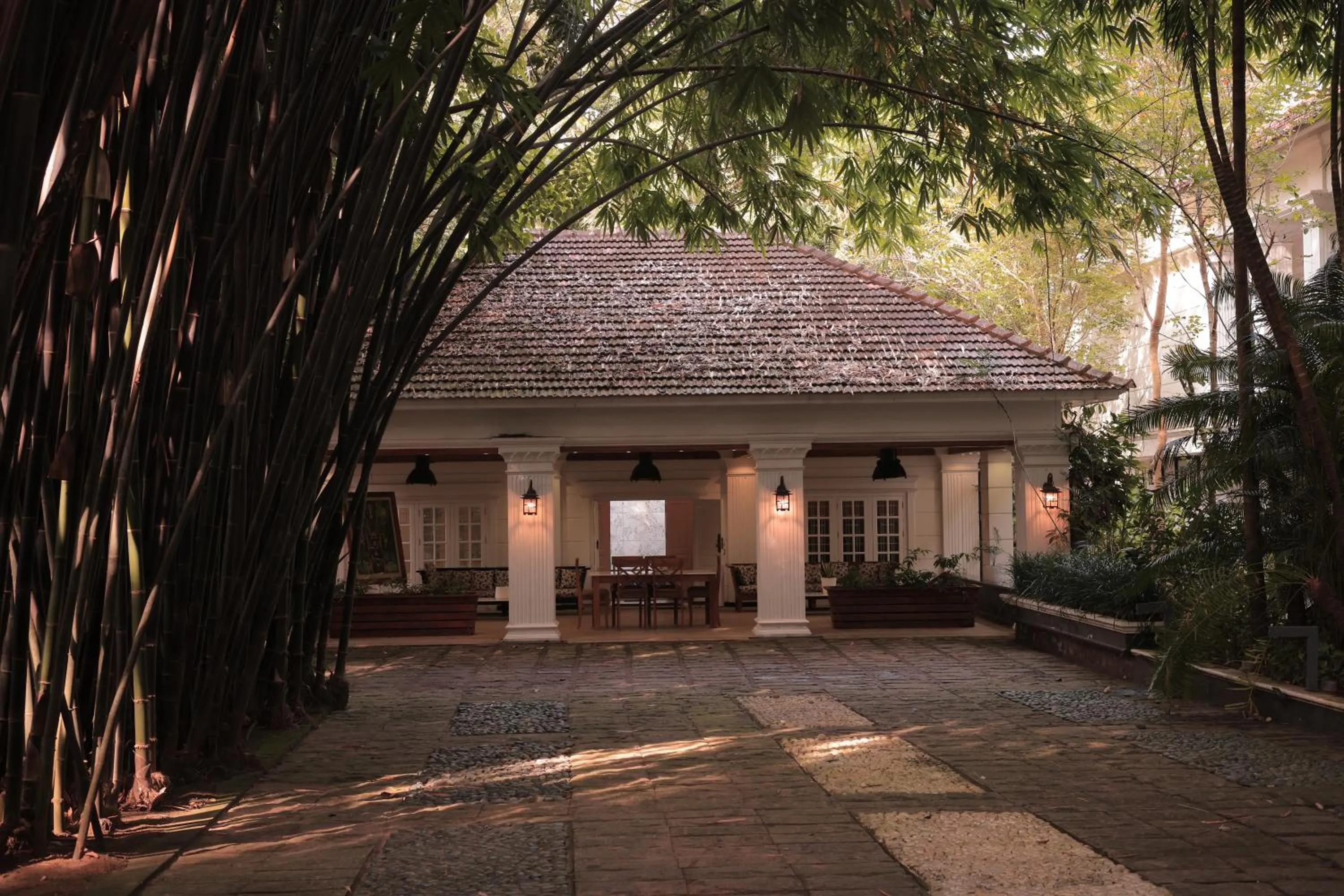 Garden view in Softouch Ayurveda Village Kerala