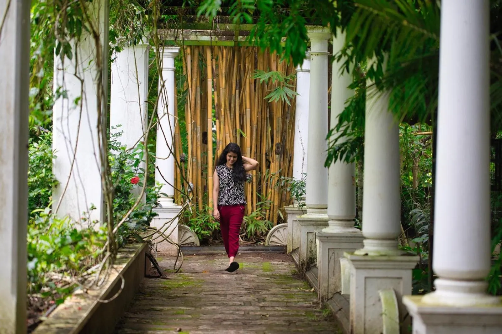 Garden in Softouch Ayurveda Village Kerala