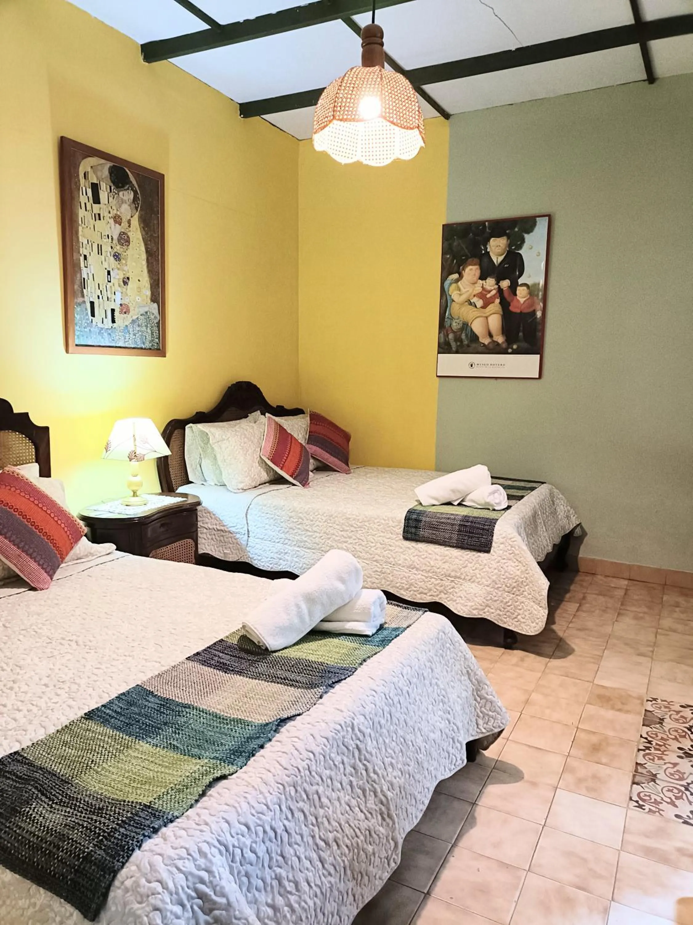 Bed in Posada Las Bromelias