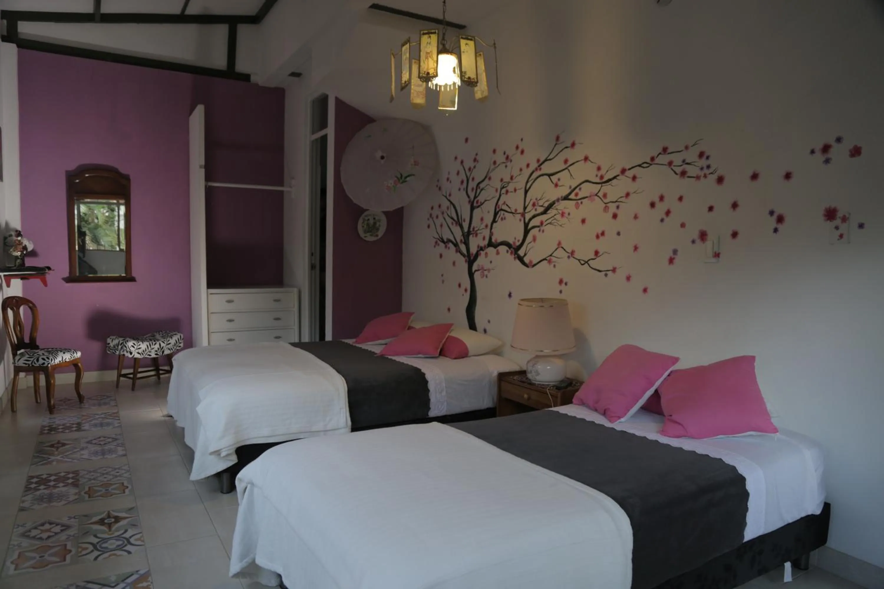 Photo of the whole room, Bed in Posada Las Bromelias