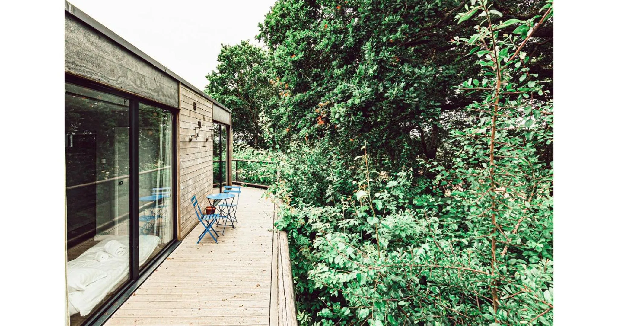 Balcony/Terrace in Clophill Eco Lodges