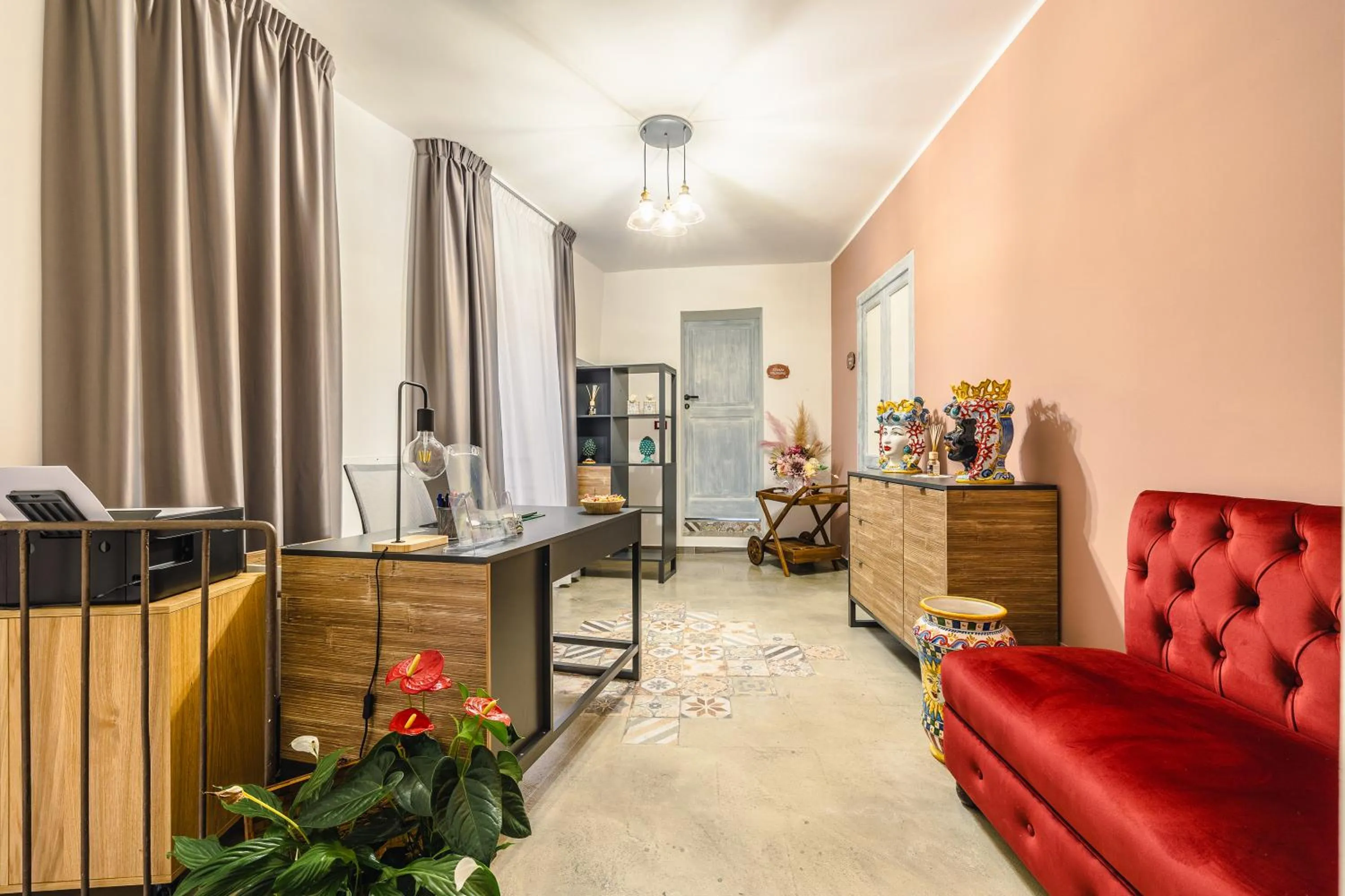 Lobby or reception in BeB Omare Agrigento