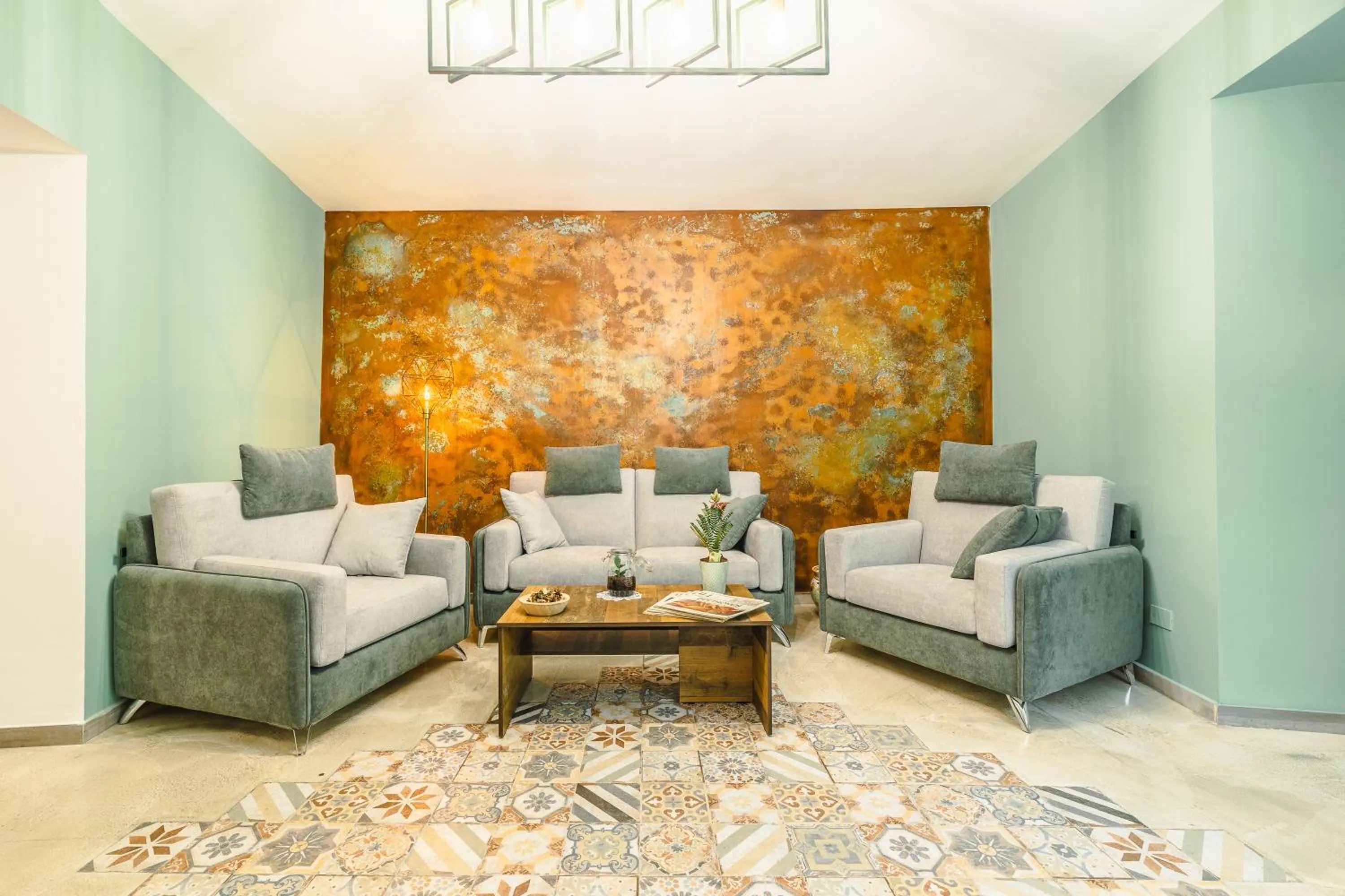 Communal lounge/ TV room in BeB Omare Agrigento