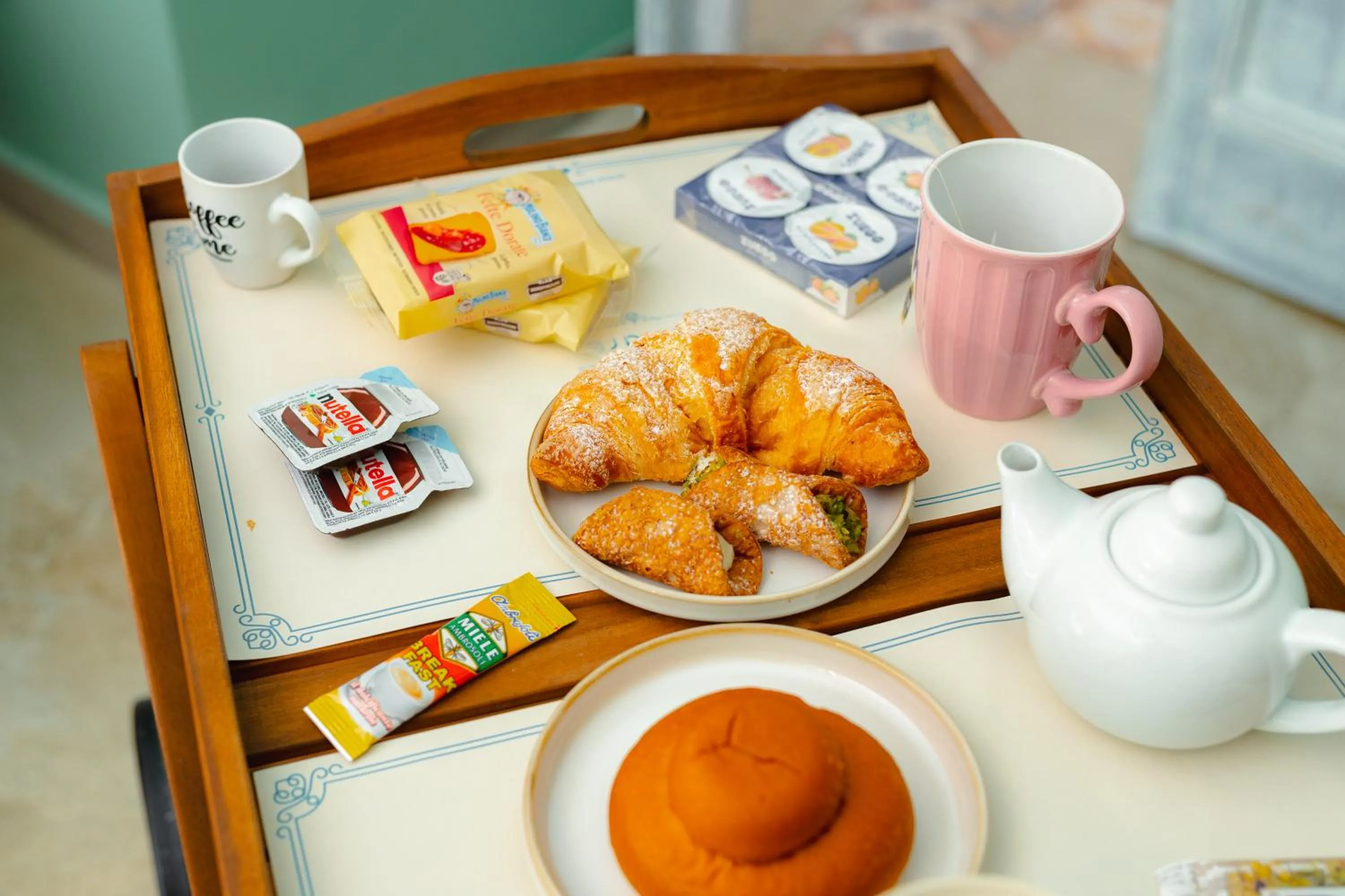 Italian breakfast in BeB Omare Agrigento