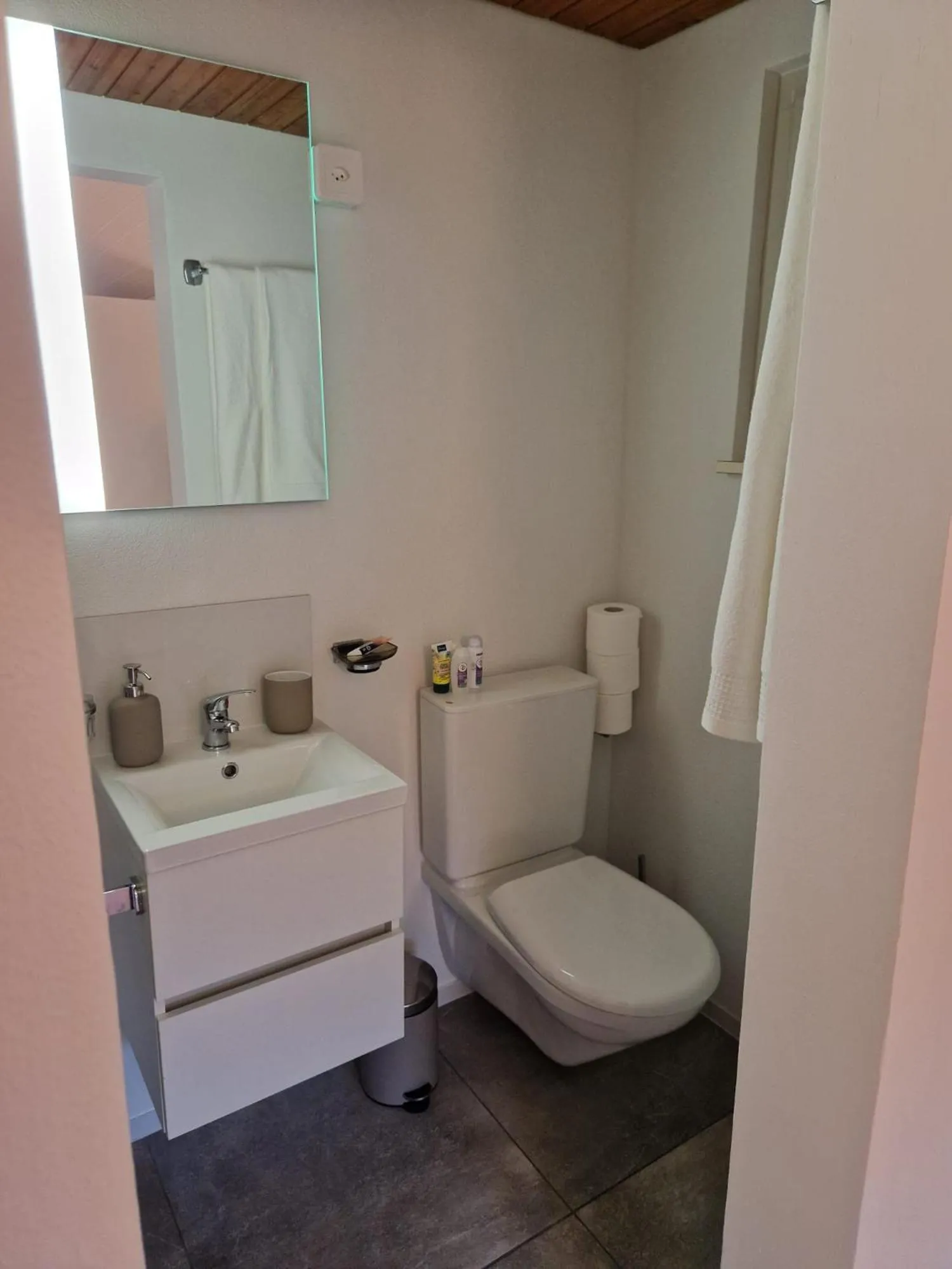 Shower in Hotel Chalet Bellerive