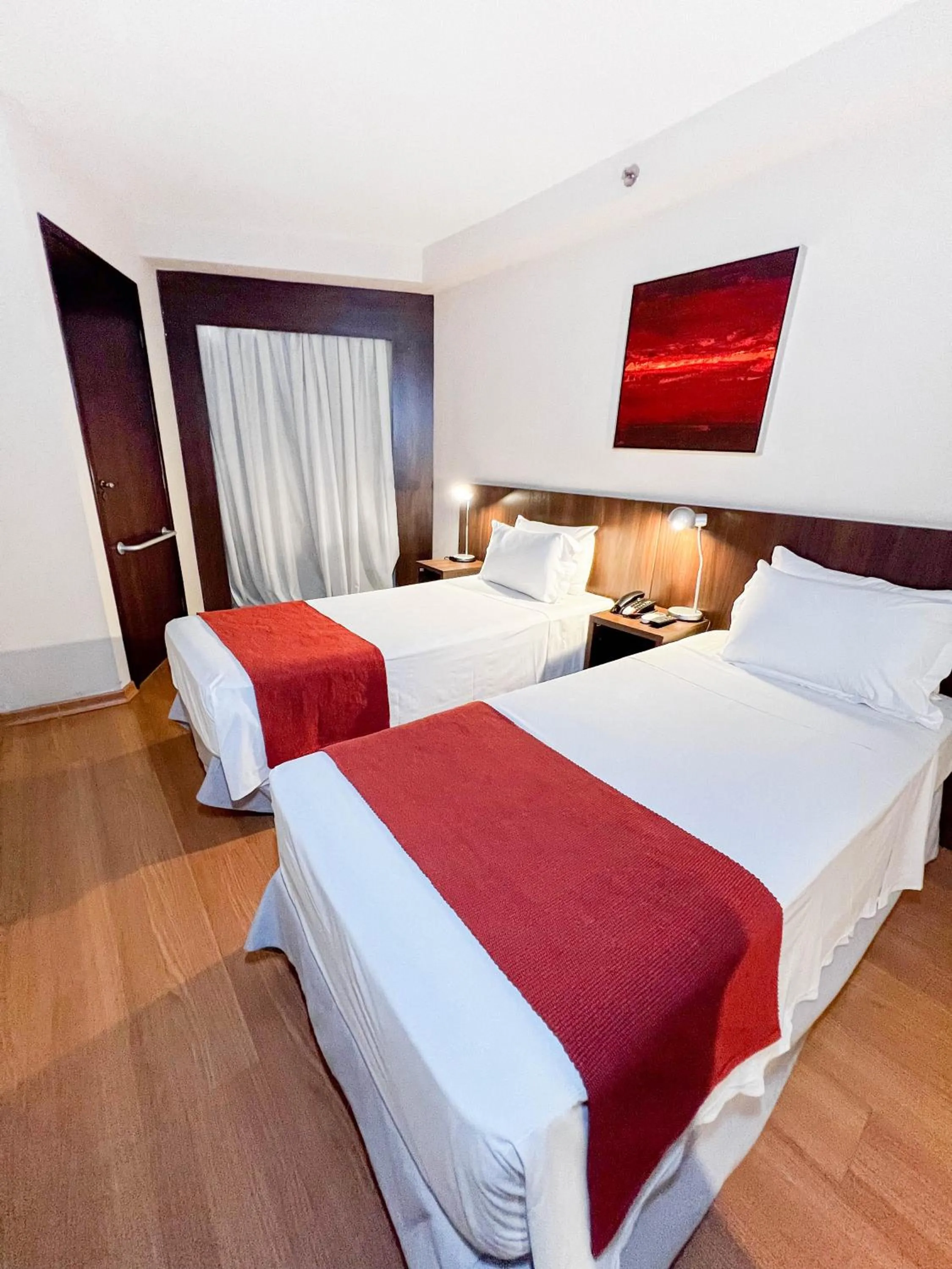 Bed in Royal Design Savassi Hotel