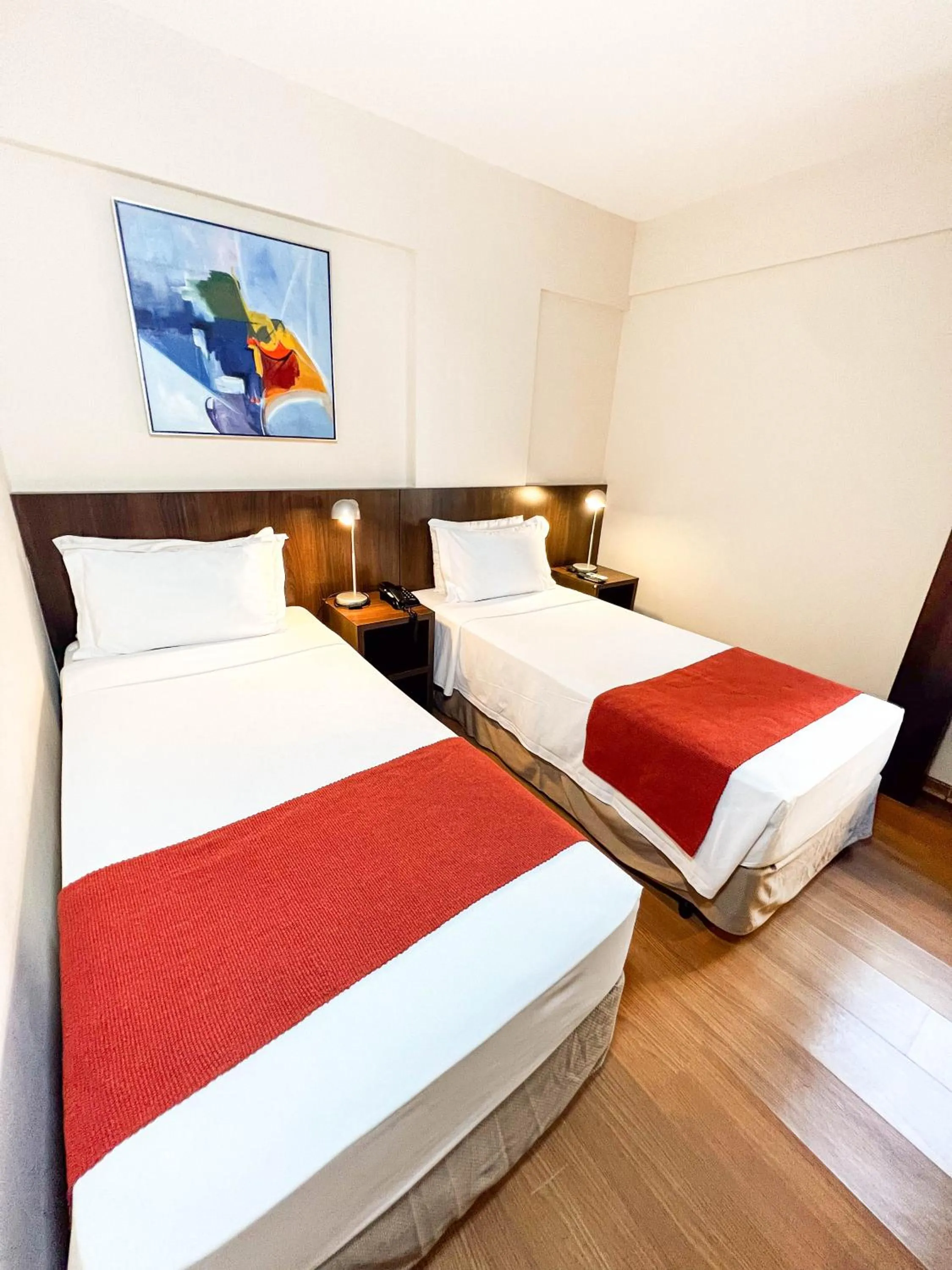 Bed in Royal Design Savassi Hotel