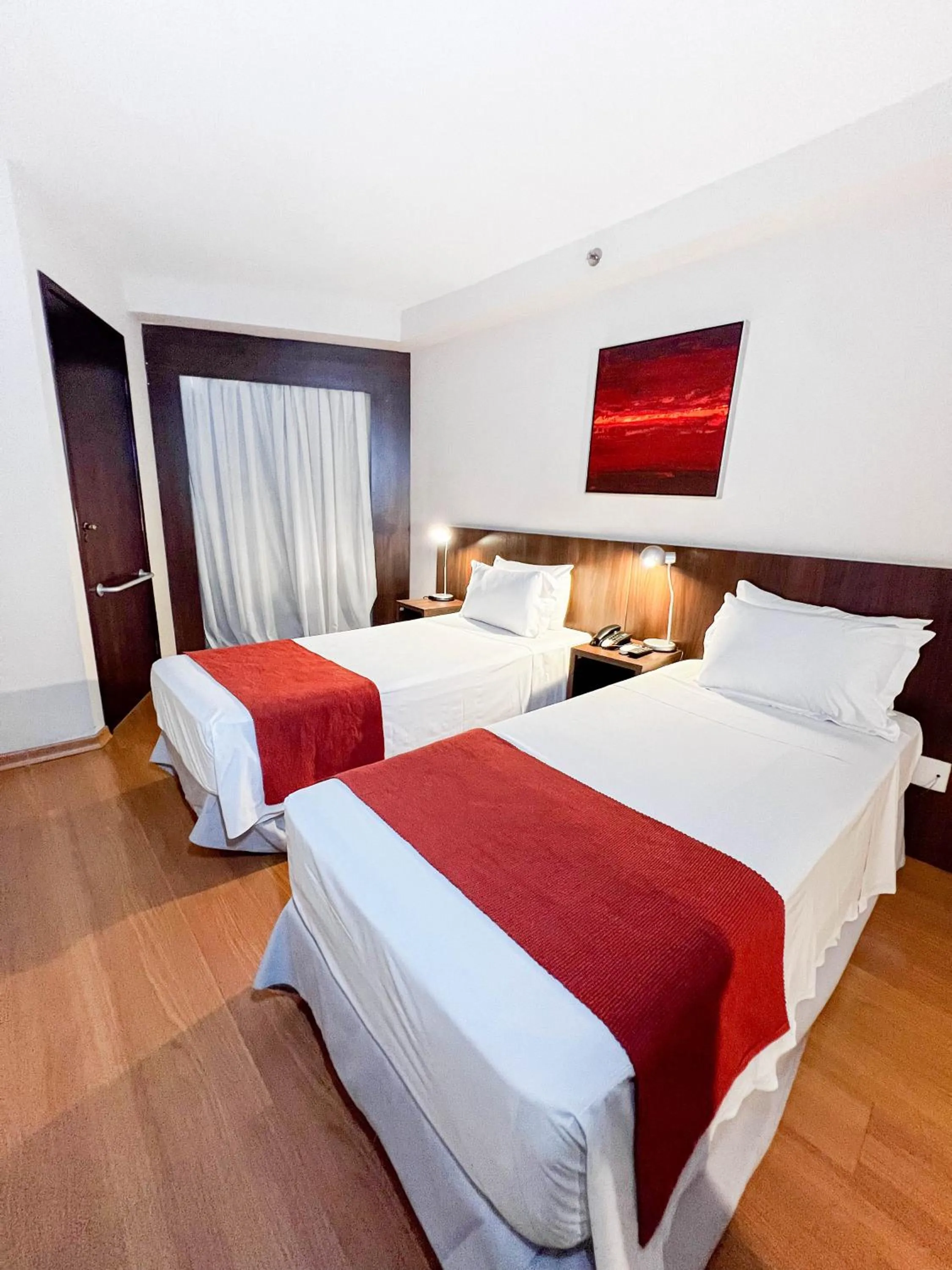 Bed in Royal Design Savassi Hotel