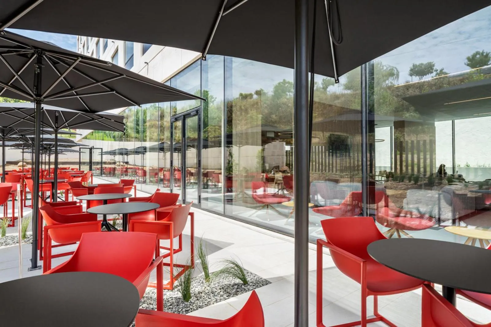 Patio in Moov Hotel Lisboa Oriente