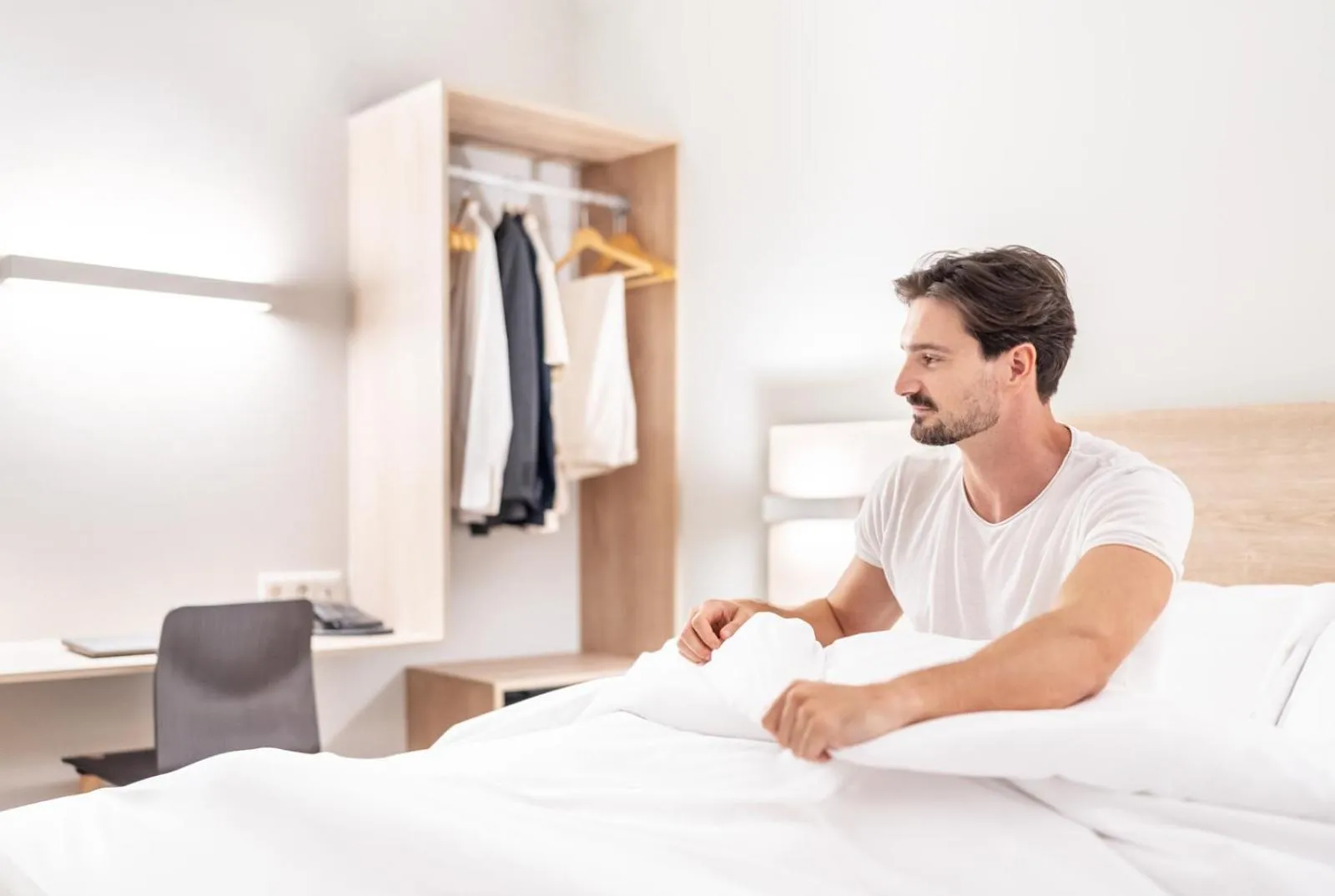 Bedroom, Bed in Moov Hotel Lisboa Oriente