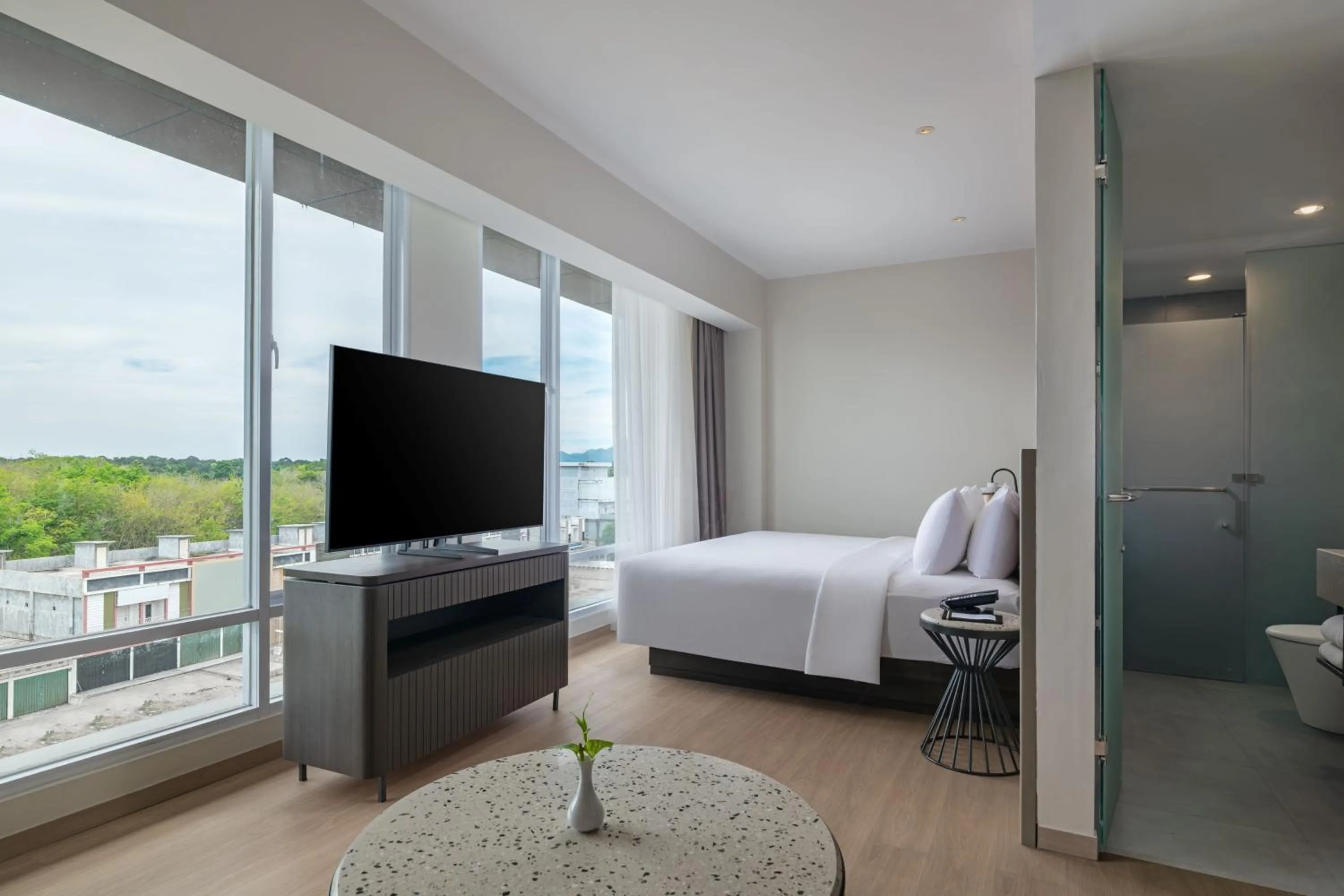 Bedroom, Bed in Hotel Santika Lahat