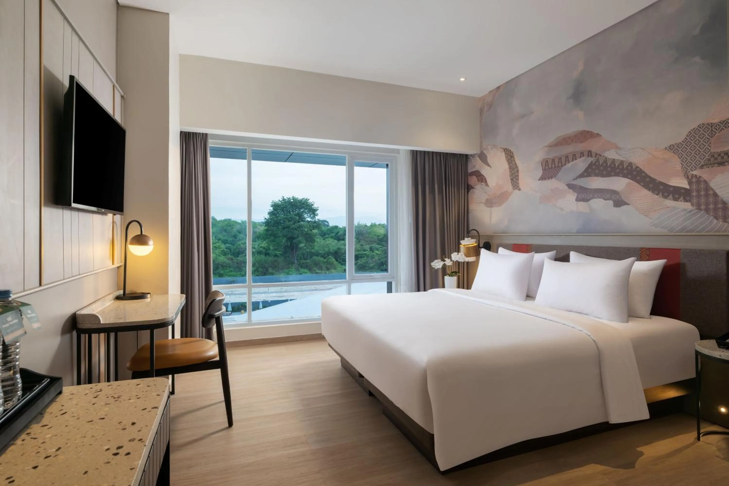 Bedroom, Bed in Hotel Santika Lahat