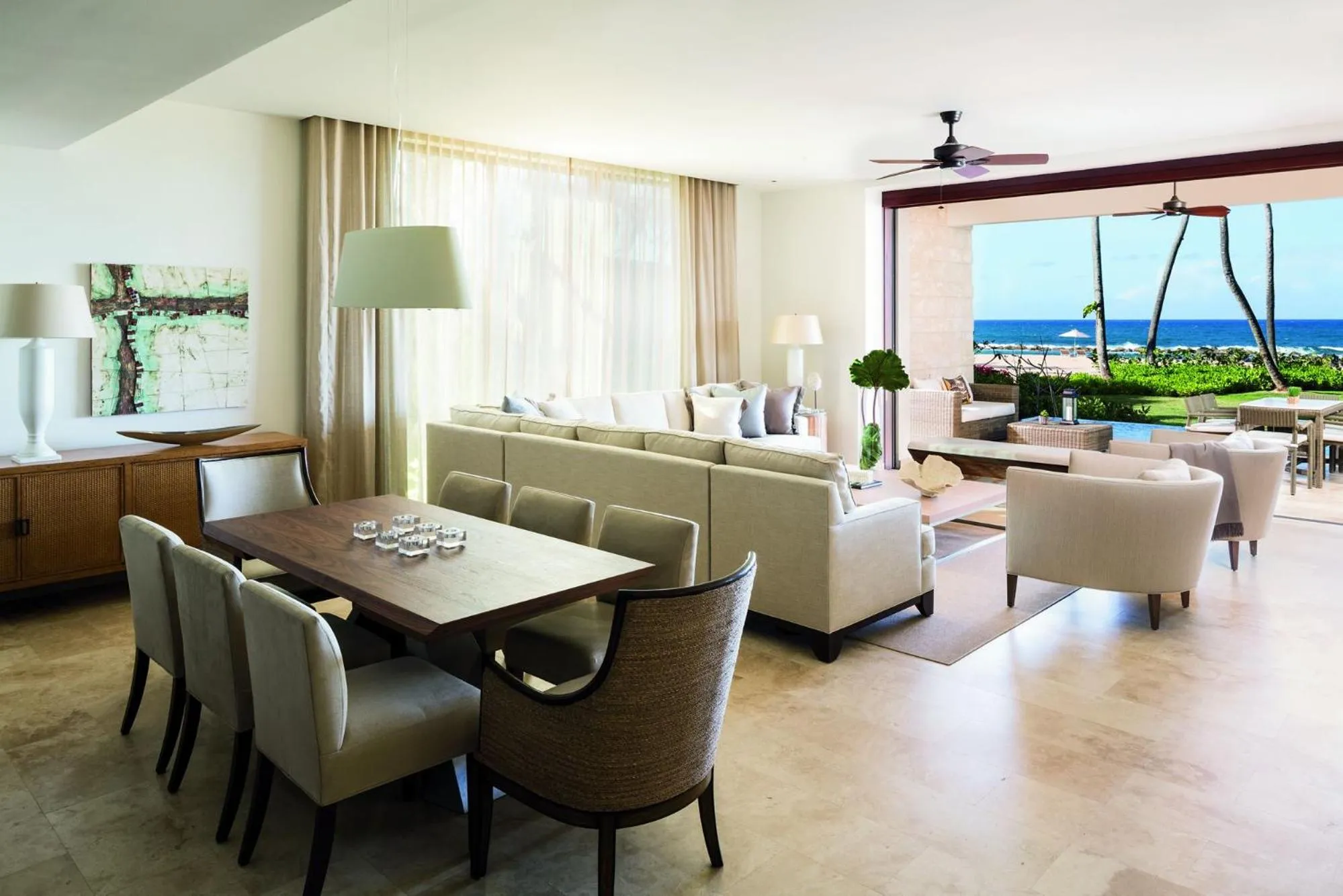 Living room in Residences at Dorado Beach, a Ritz Carlton Reserve