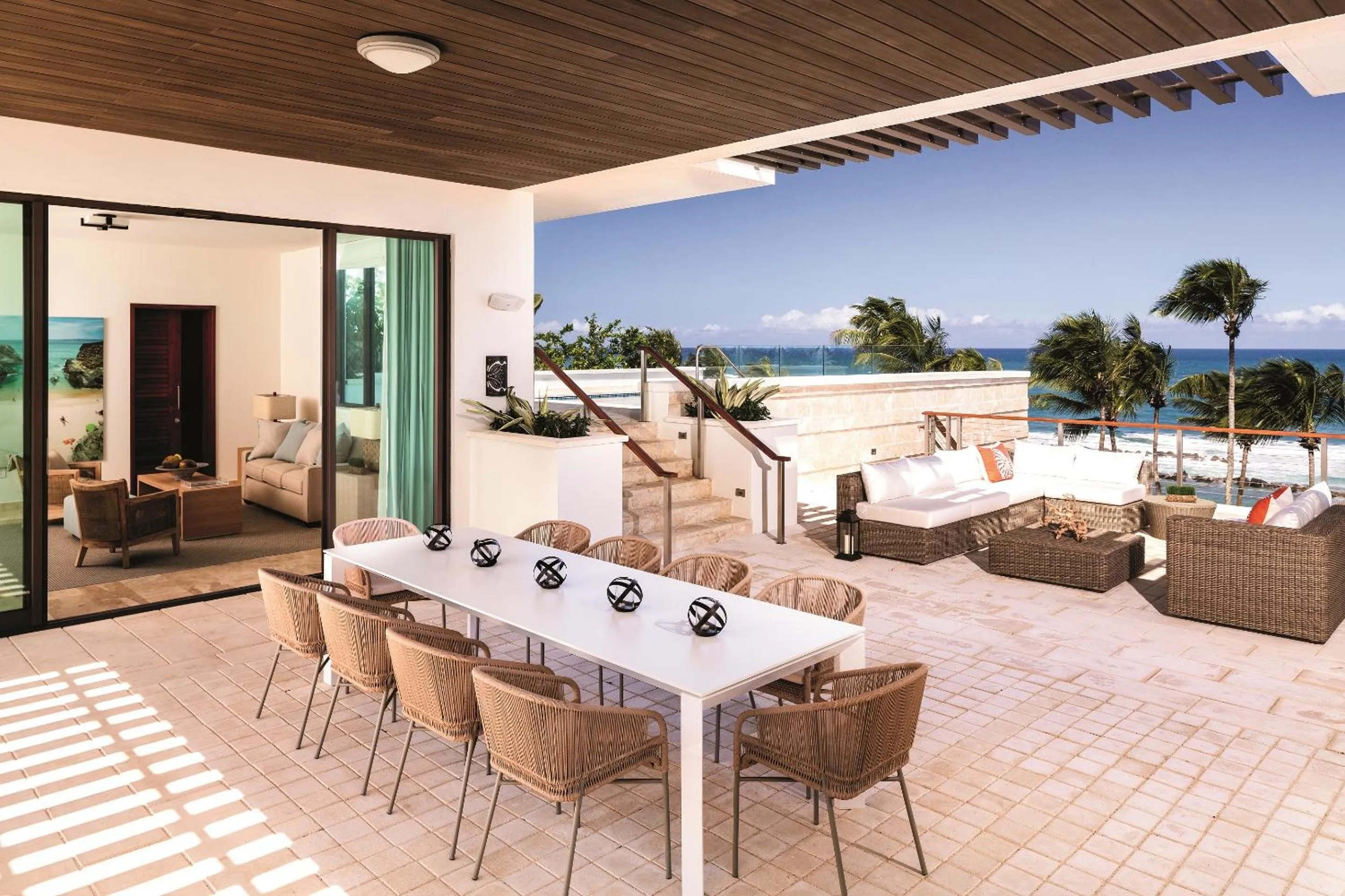 Patio in Residences at Dorado Beach, a Ritz Carlton Reserve